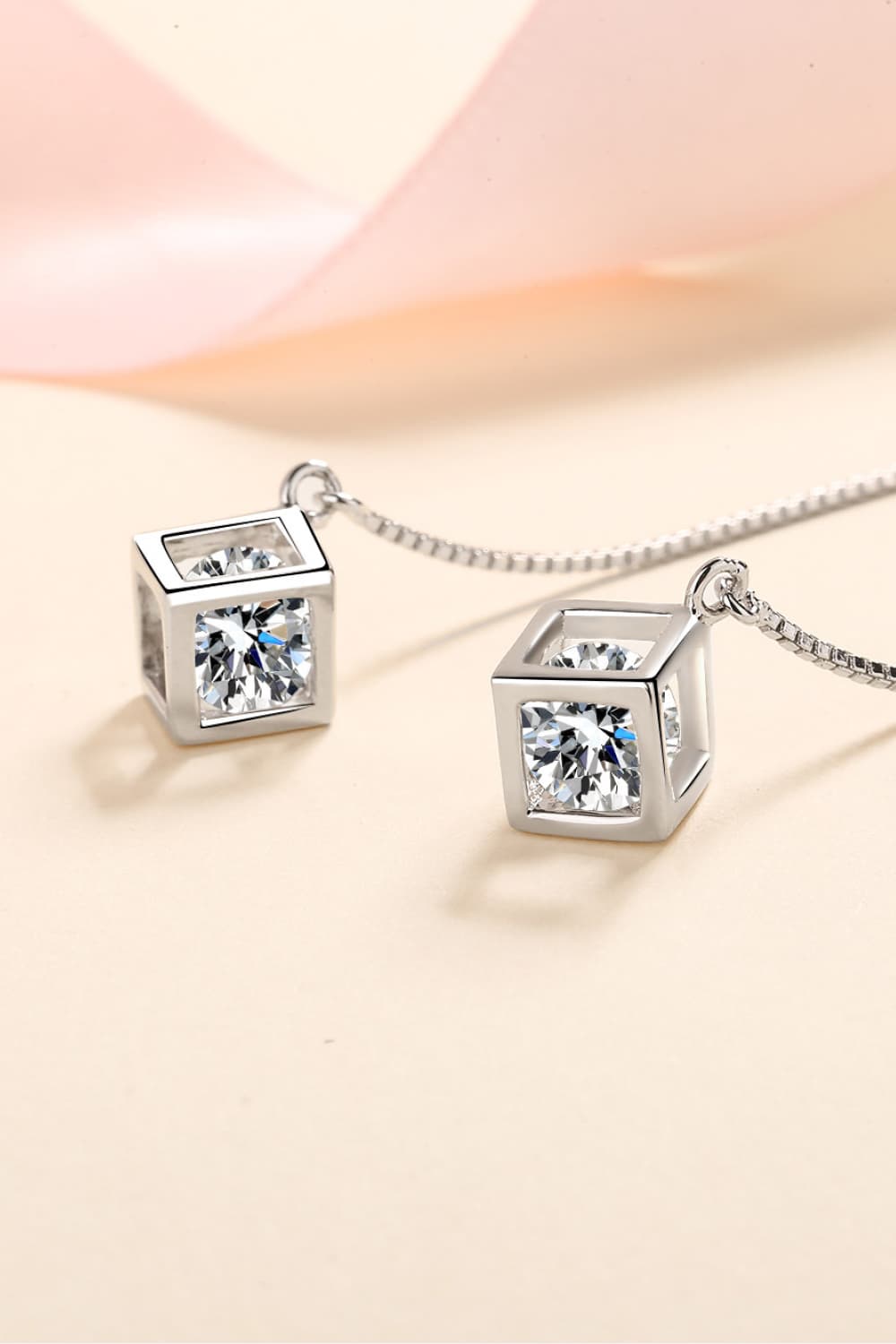 2 Carat Moissanite 925 Sterling Silver Threader Earrings - Witcheasy