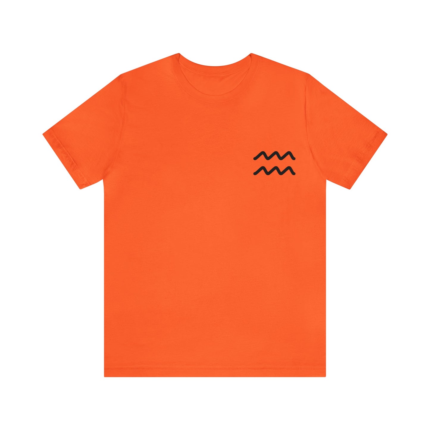 Aquarius Simple Unisex Jersey Short Sleeve Tee - Witcheasy