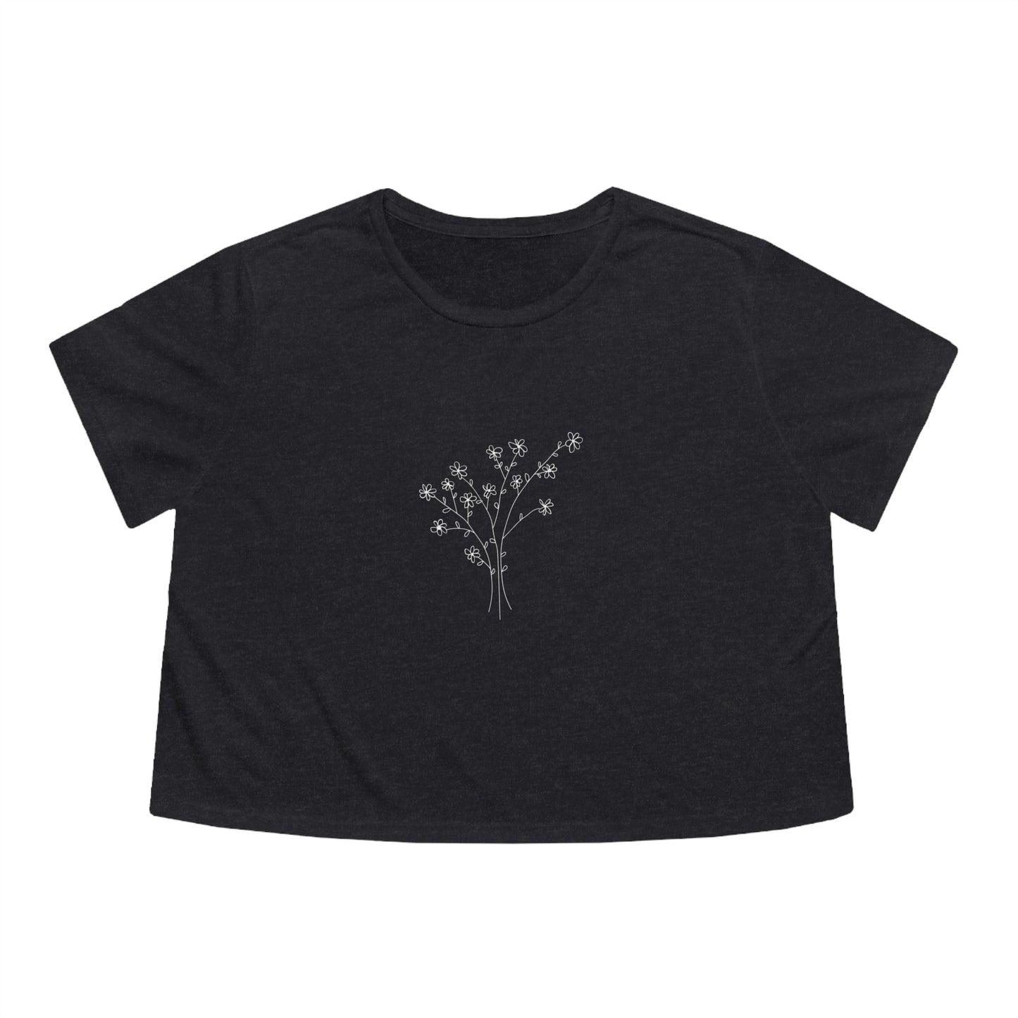 Baby's Breathe Women's Flowy Cropped Tee - Witcheasy