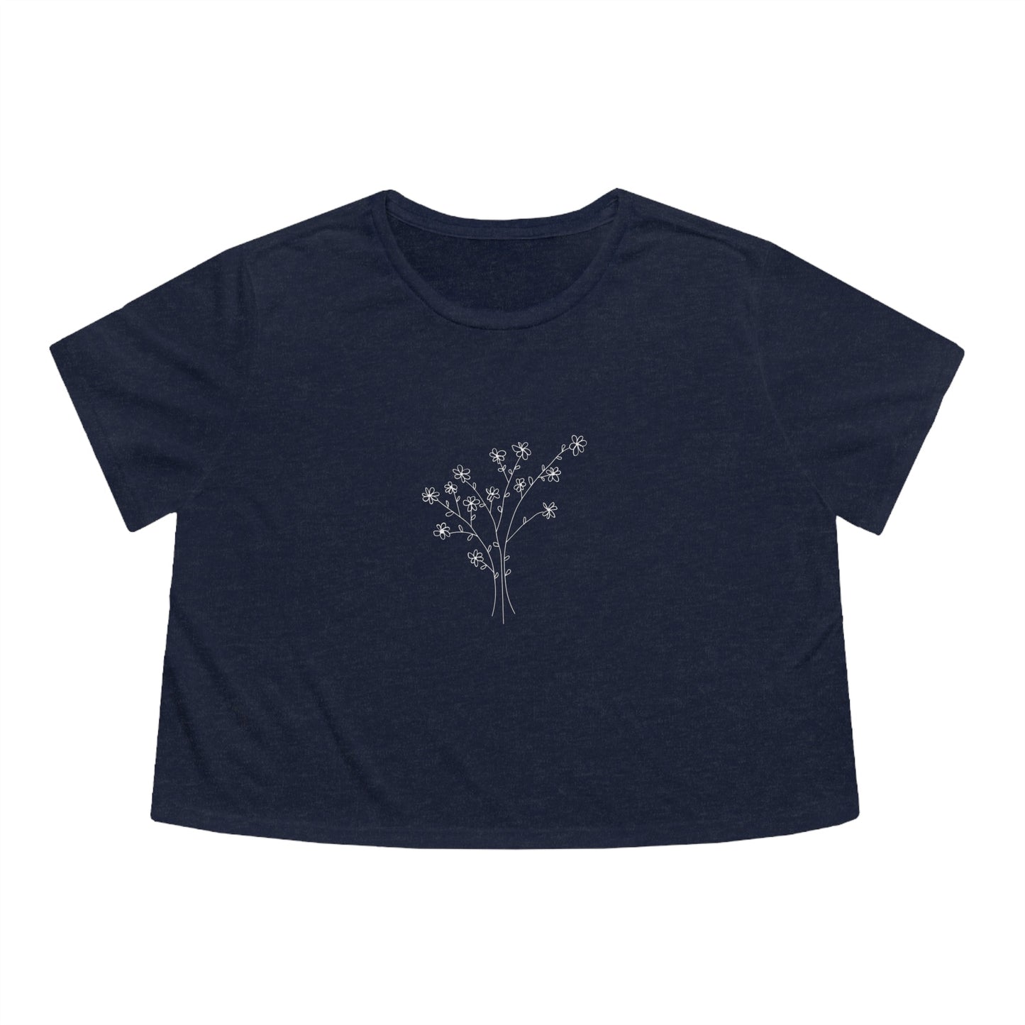 Baby's Breathe Women's Flowy Cropped Tee - Witcheasy