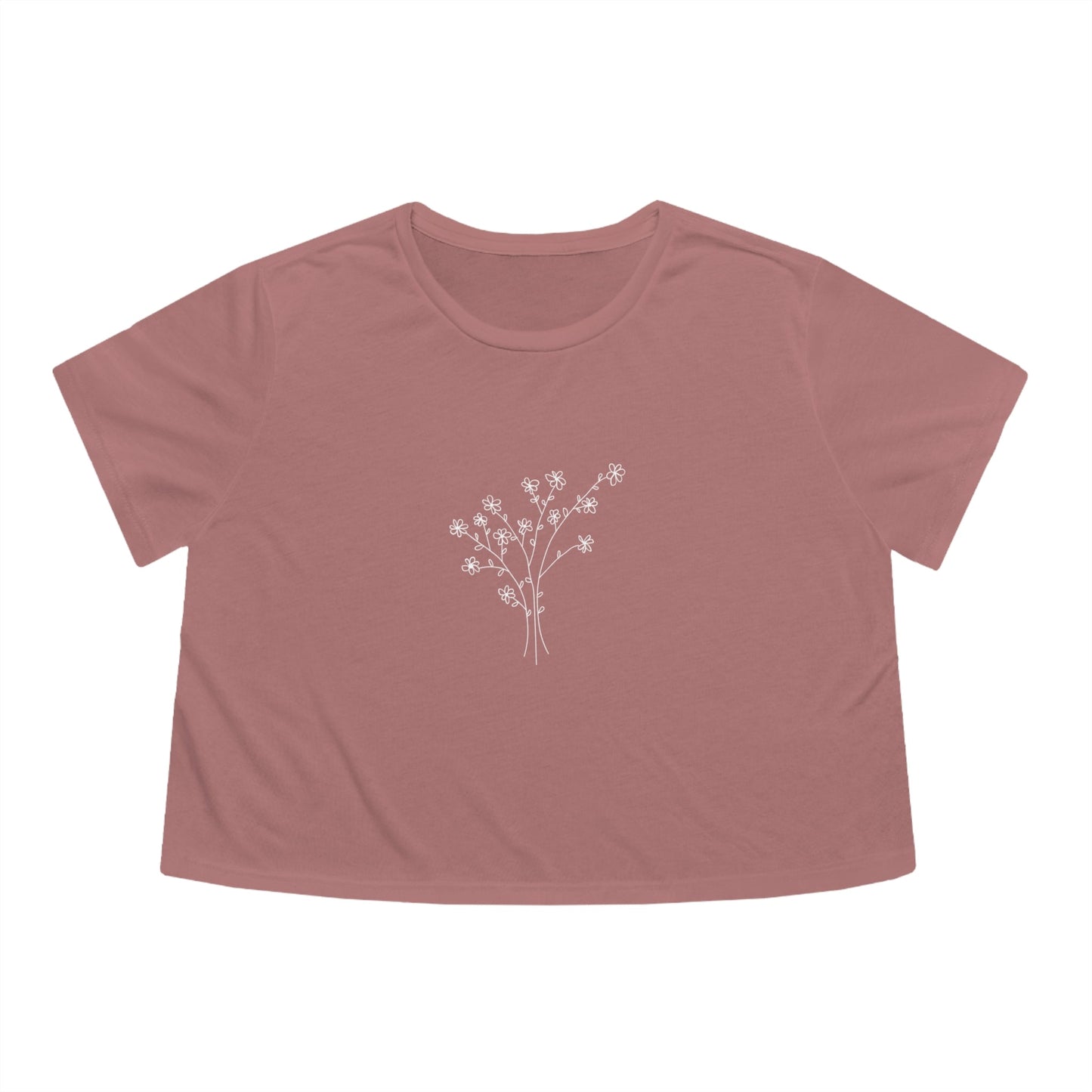 Baby's Breathe Women's Flowy Cropped Tee - Witcheasy