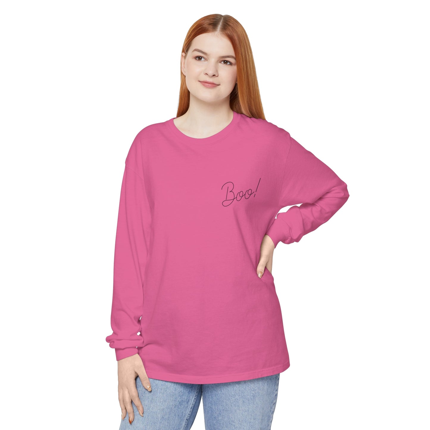 Boo Unisex Long Sleeve T-Shirt - Witcheasy