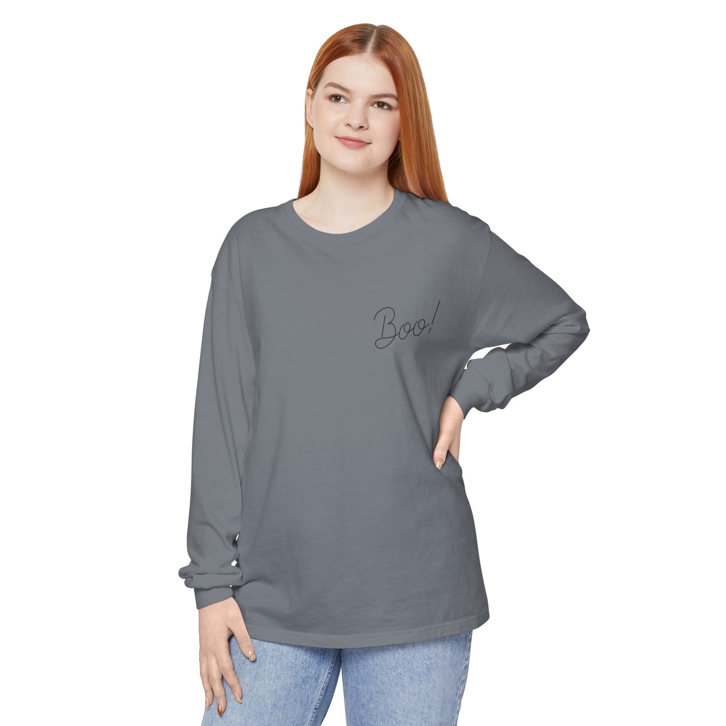 Boo Unisex Long Sleeve T-Shirt - Witcheasy