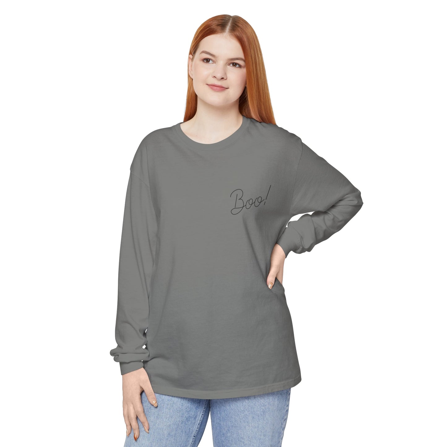 Boo Unisex Long Sleeve T-Shirt - Witcheasy