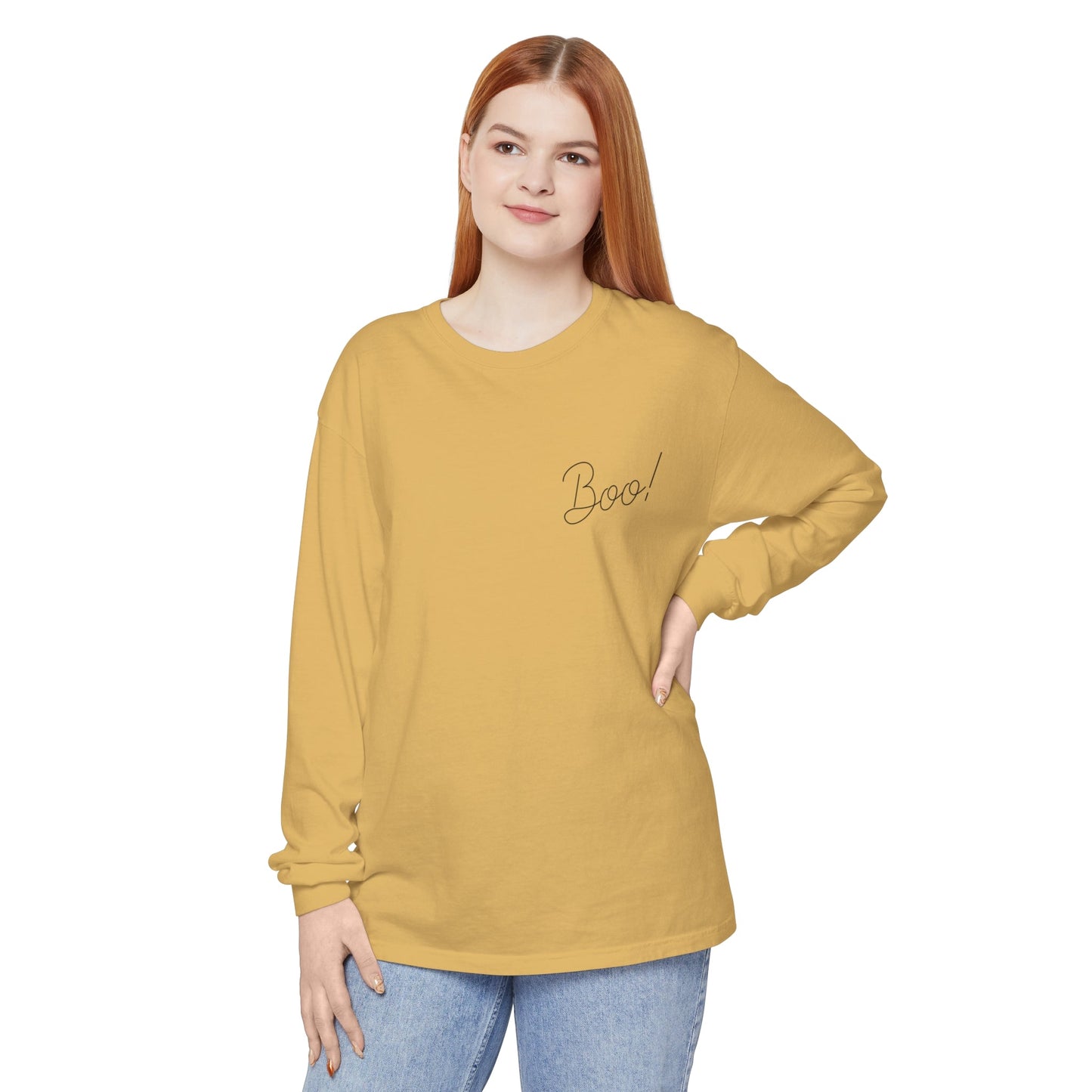 Boo Unisex Long Sleeve T-Shirt - Witcheasy