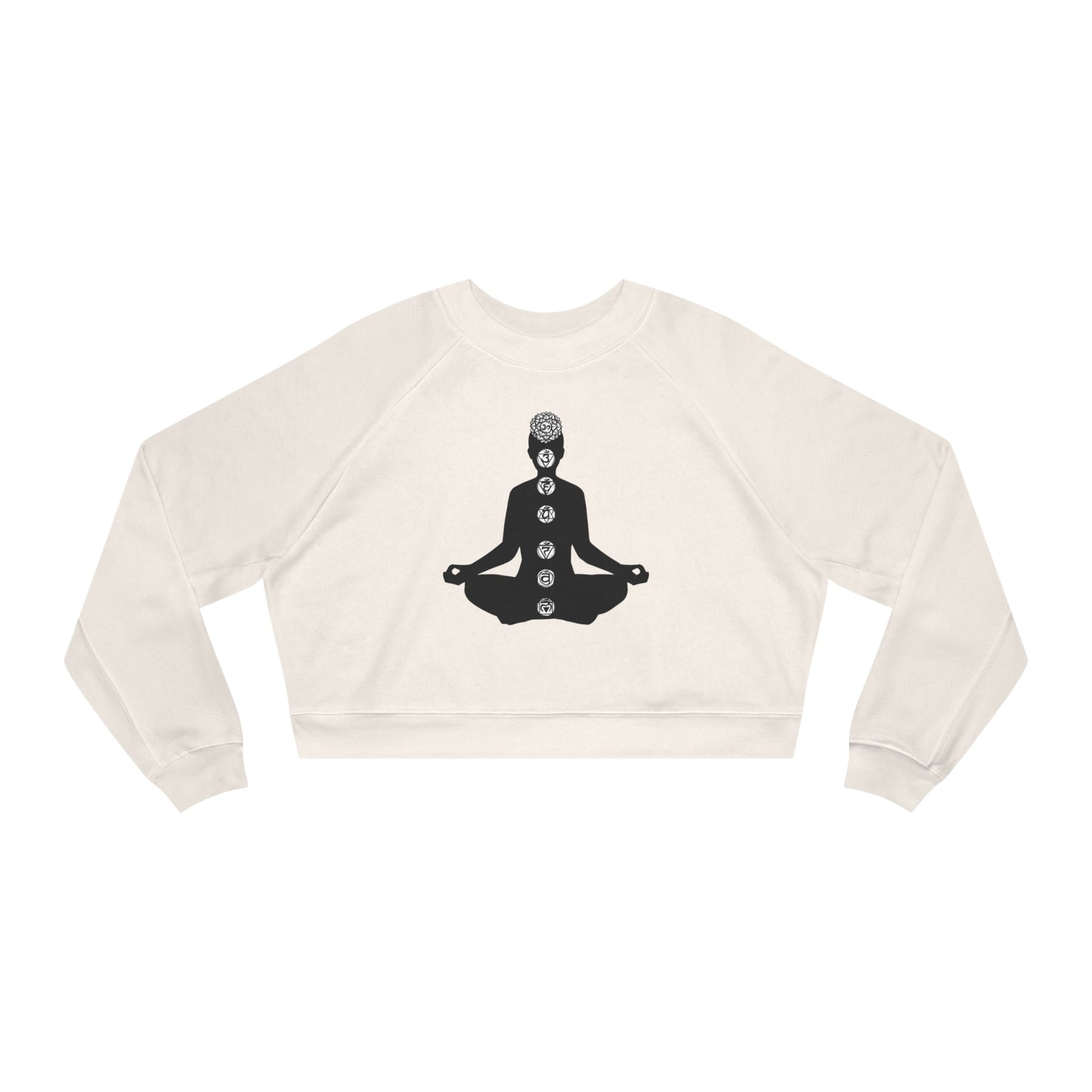 Chakra Women's Cropped Fleece Pullover - Witcheasy