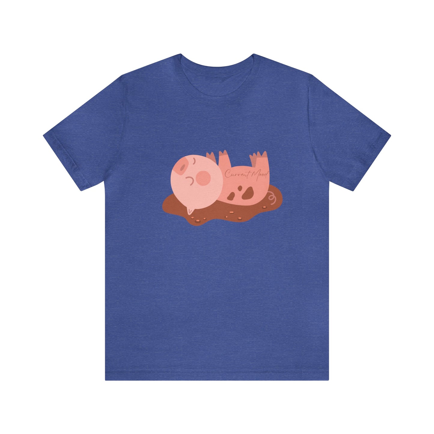 Current Mood Pig In Mud Unisex Jersey Short Sleeve Tee - Witcheasy