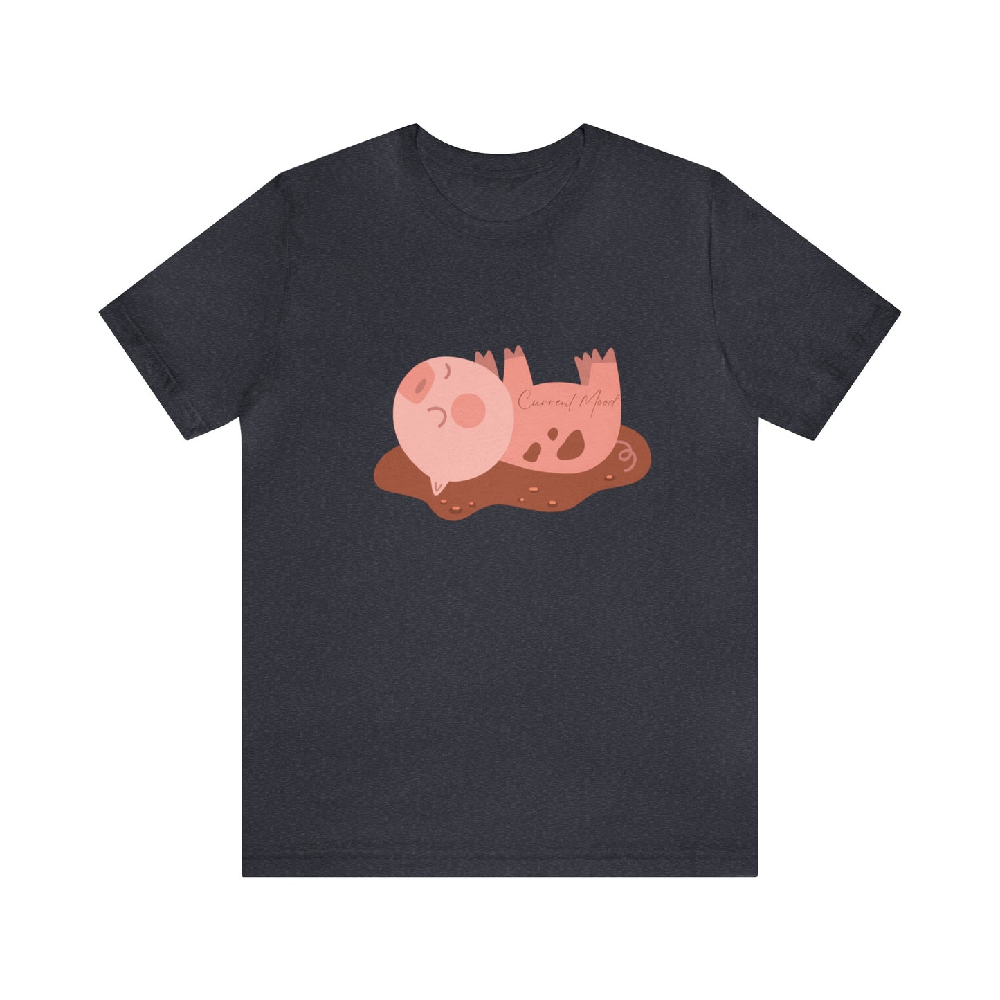 Current Mood Pig In Mud Unisex Jersey Short Sleeve Tee - Witcheasy