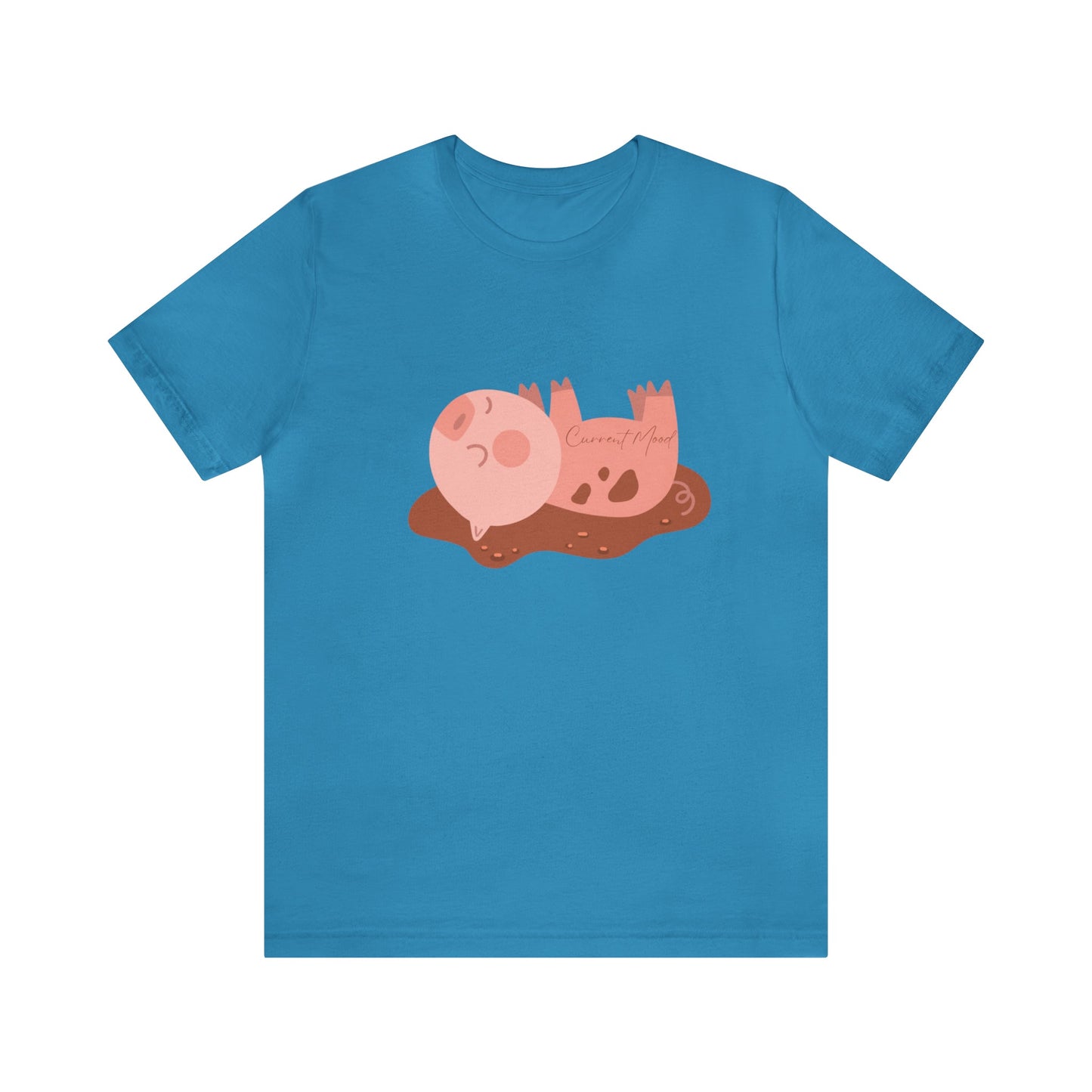 Current Mood Pig In Mud Unisex Jersey Short Sleeve Tee - Witcheasy