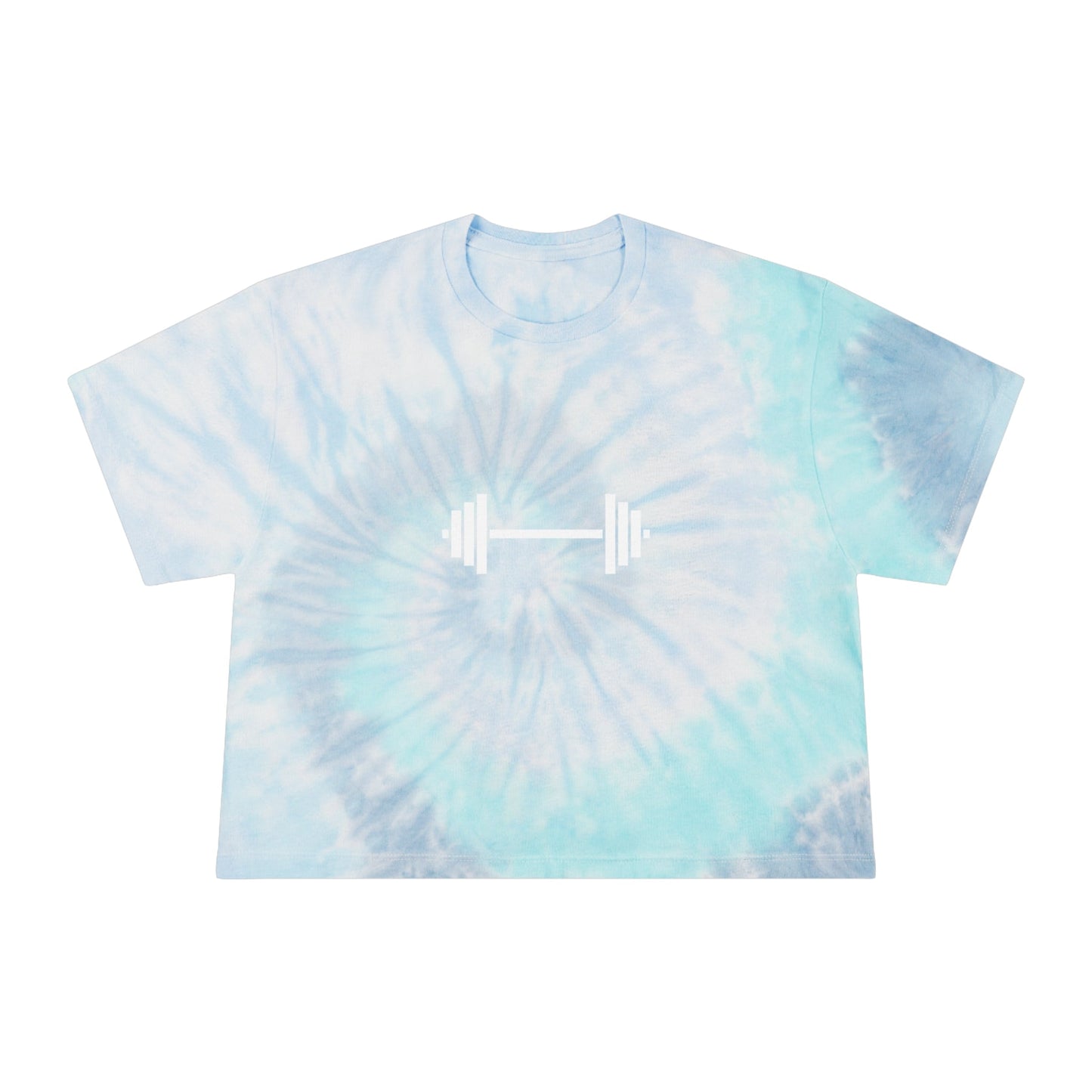 Dumbbell Tie-Dye Crop Tee - Witcheasy
