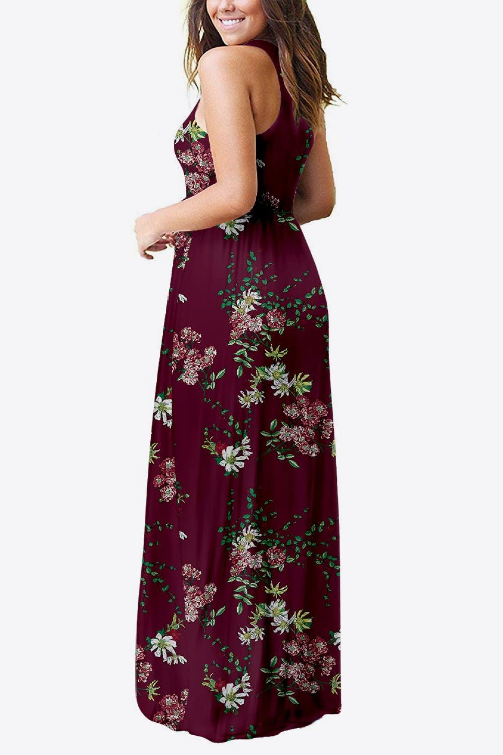 Empire Waist Sleeveless Dress with Pockets - Witcheasy
