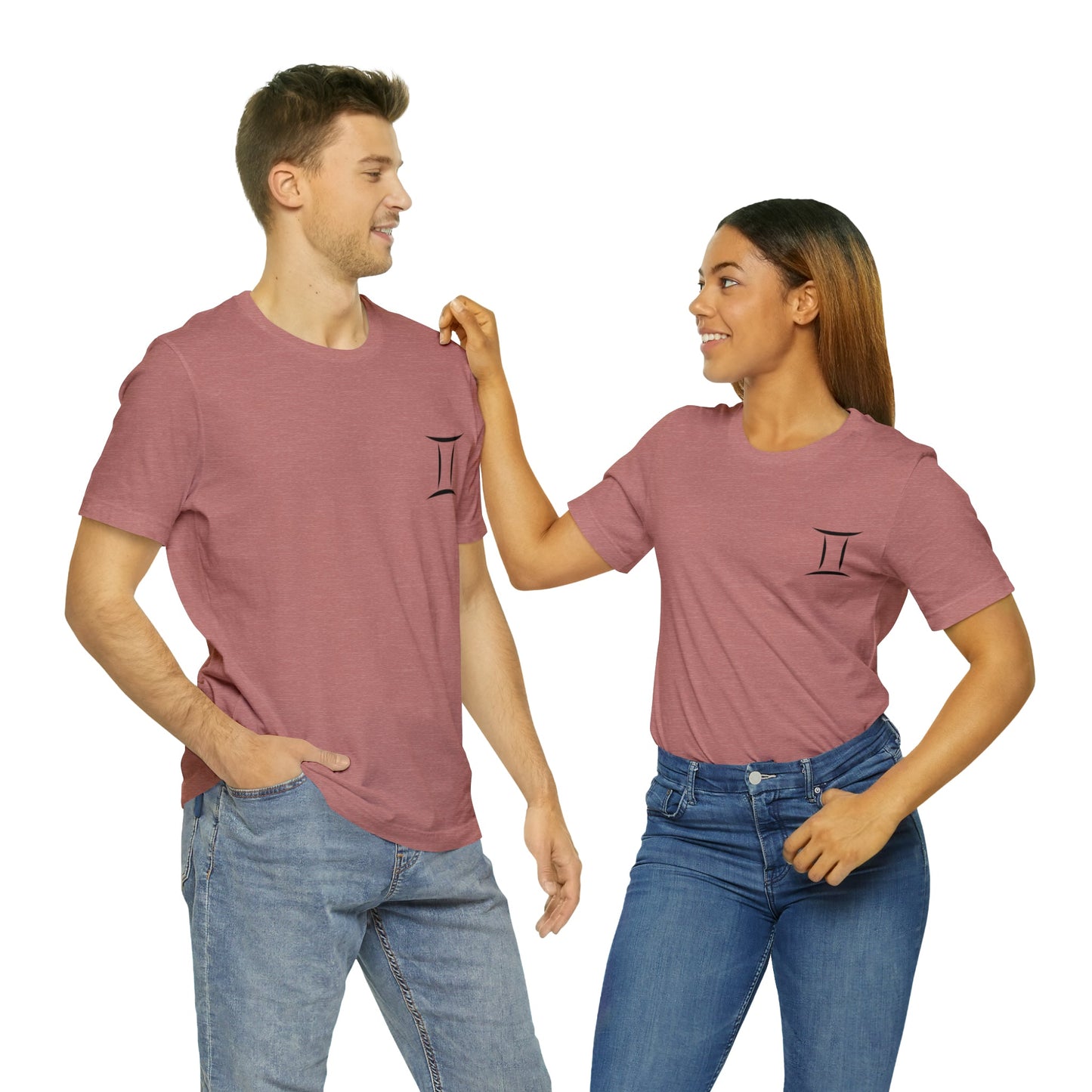 Gemini Simple Unisex Jersey Short Sleeve Tee - Witcheasy