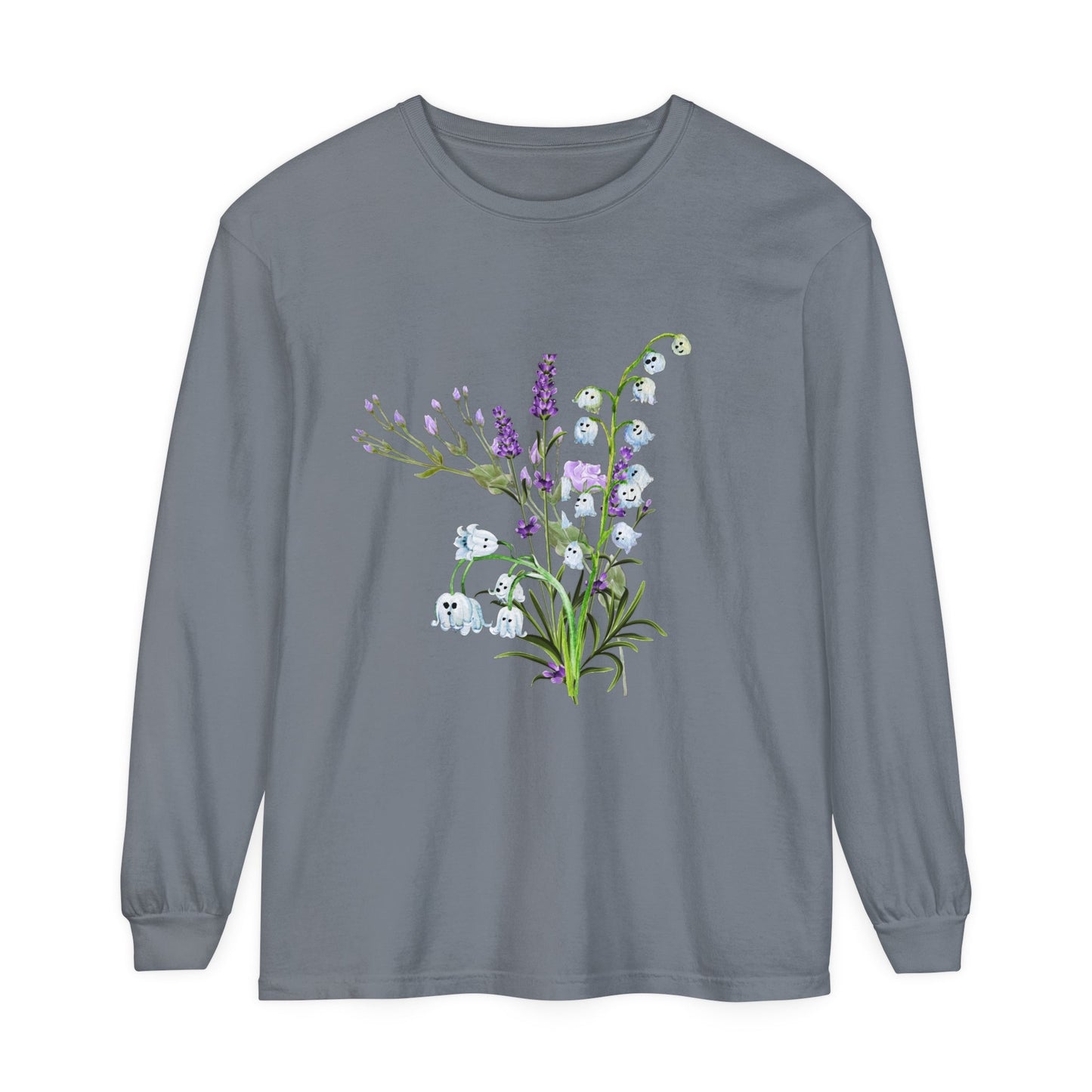 Ghost Lily of the Valley Unisex Long Sleeve T-Shirt - Witcheasy