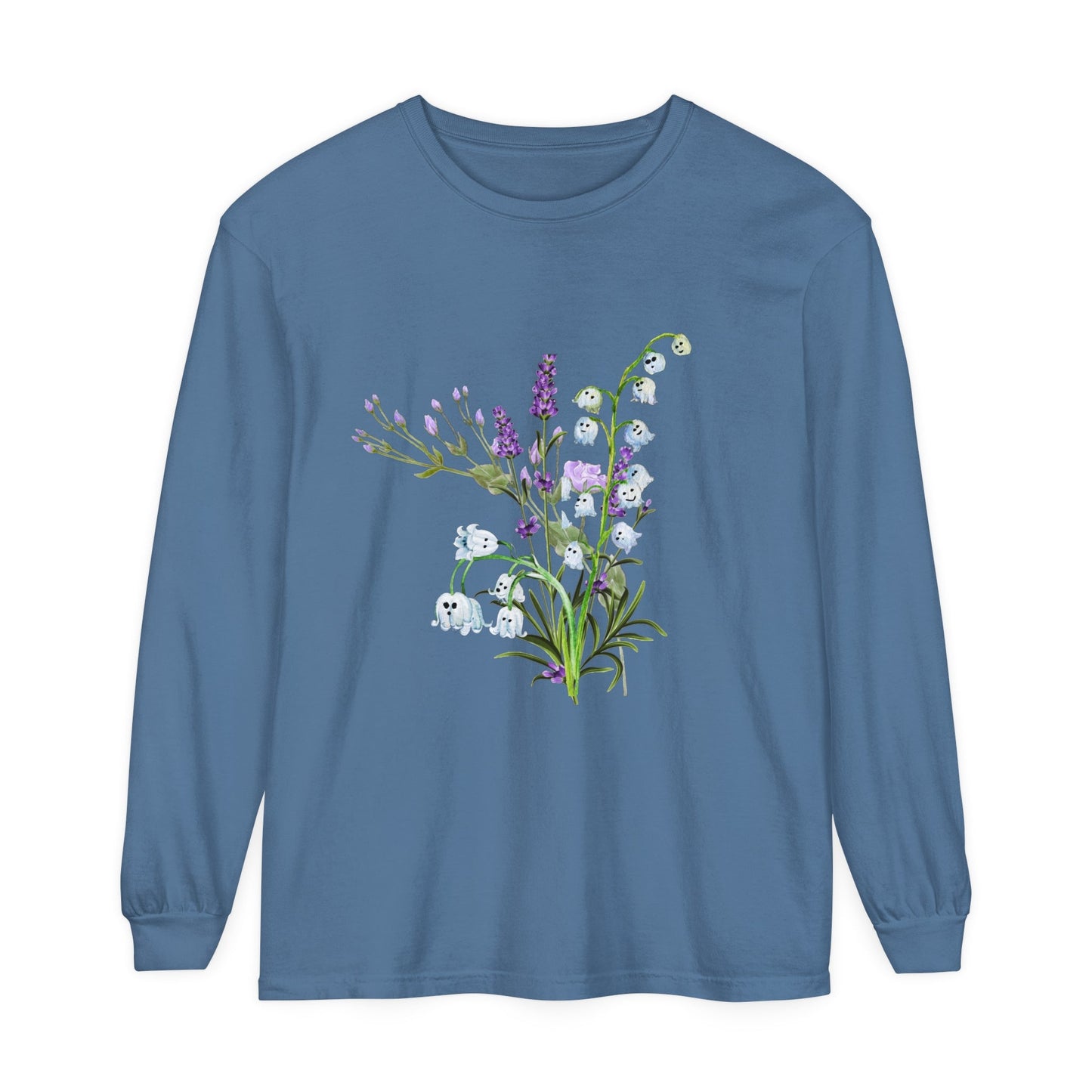 Ghost Lily of the Valley Unisex Long Sleeve T-Shirt - Witcheasy