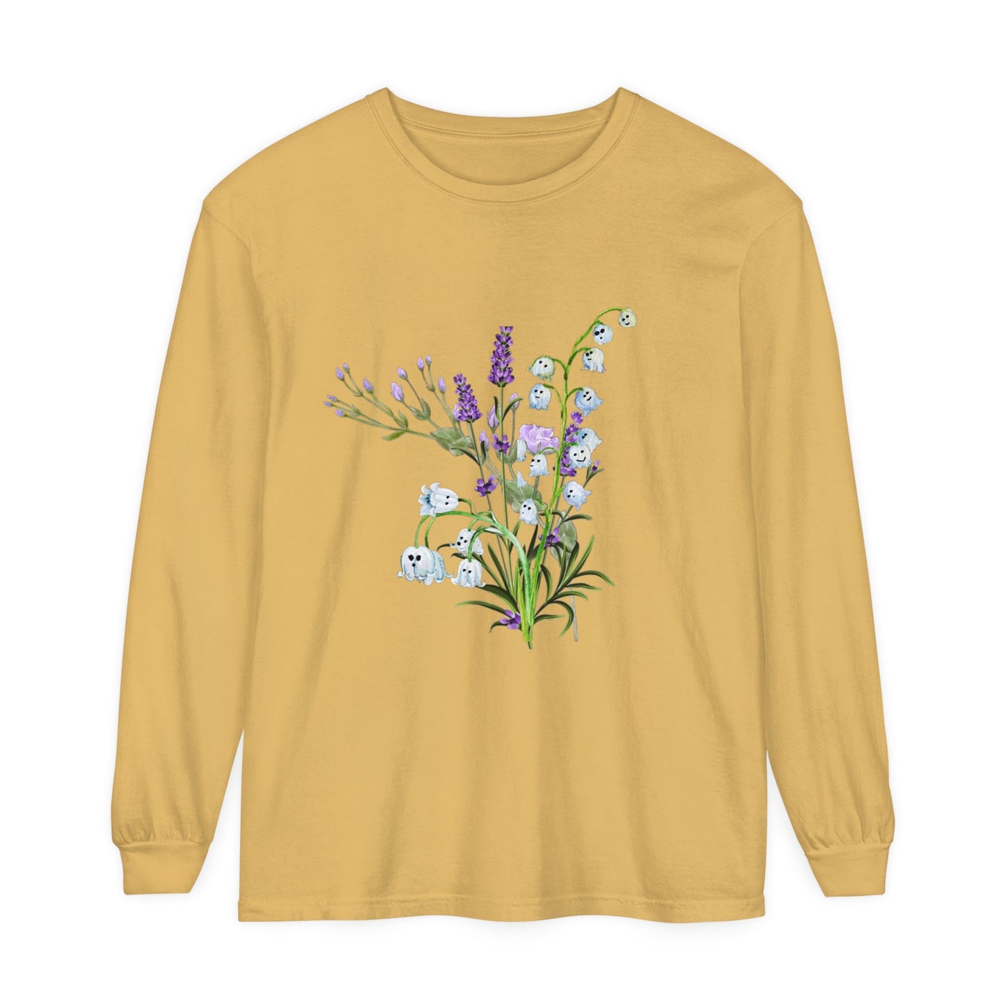 Ghost Lily of the Valley Unisex Long Sleeve T-Shirt - Witcheasy