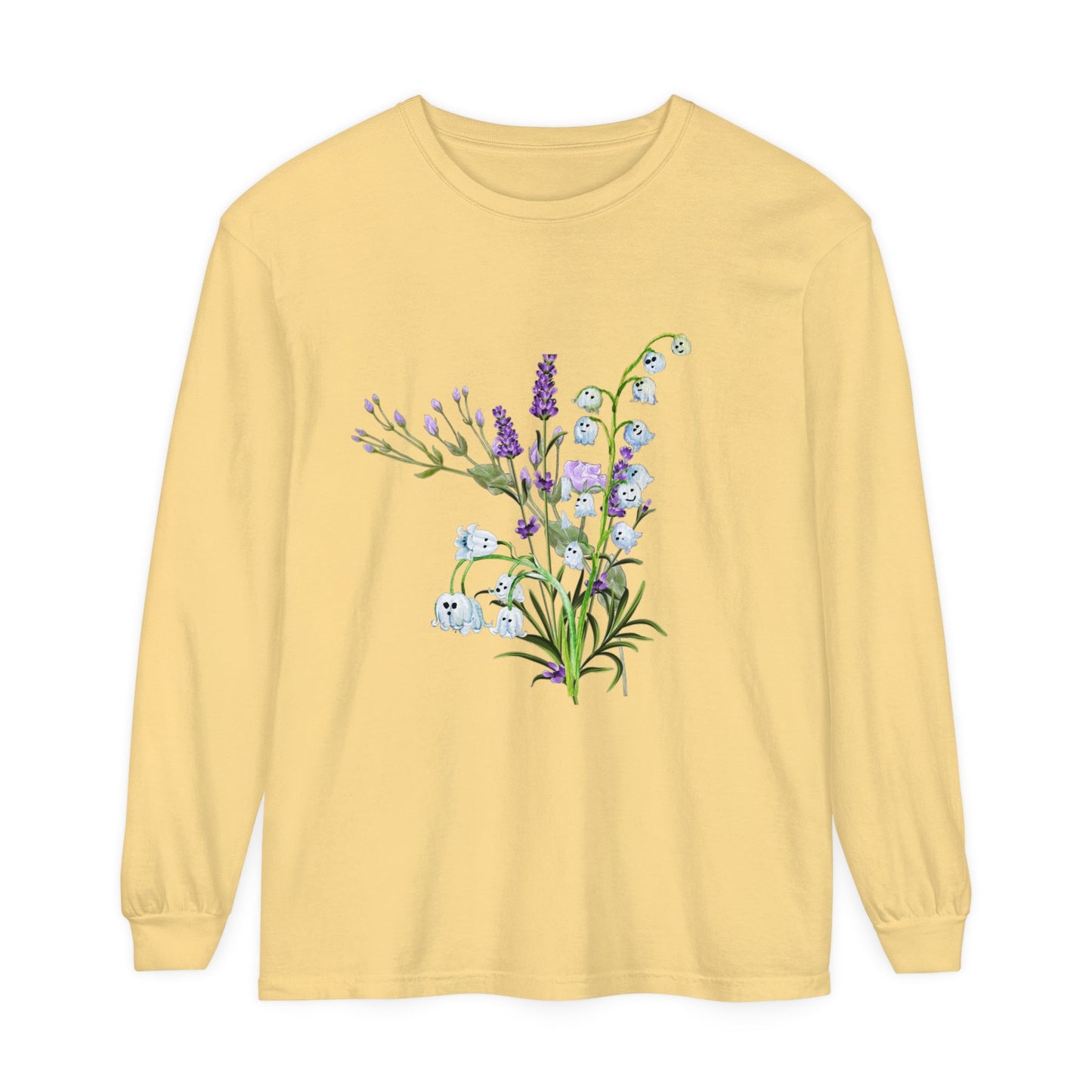Ghost Lily of the Valley Unisex Long Sleeve T-Shirt - Witcheasy