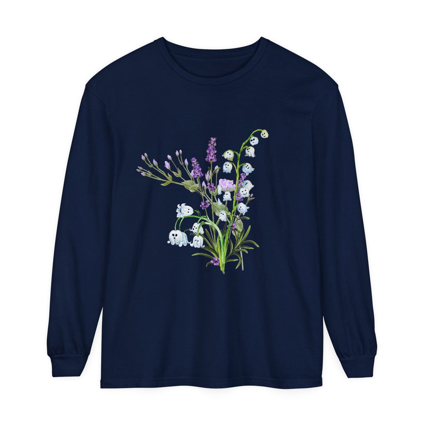 Ghost Lily of the Valley Unisex Long Sleeve T-Shirt - Witcheasy