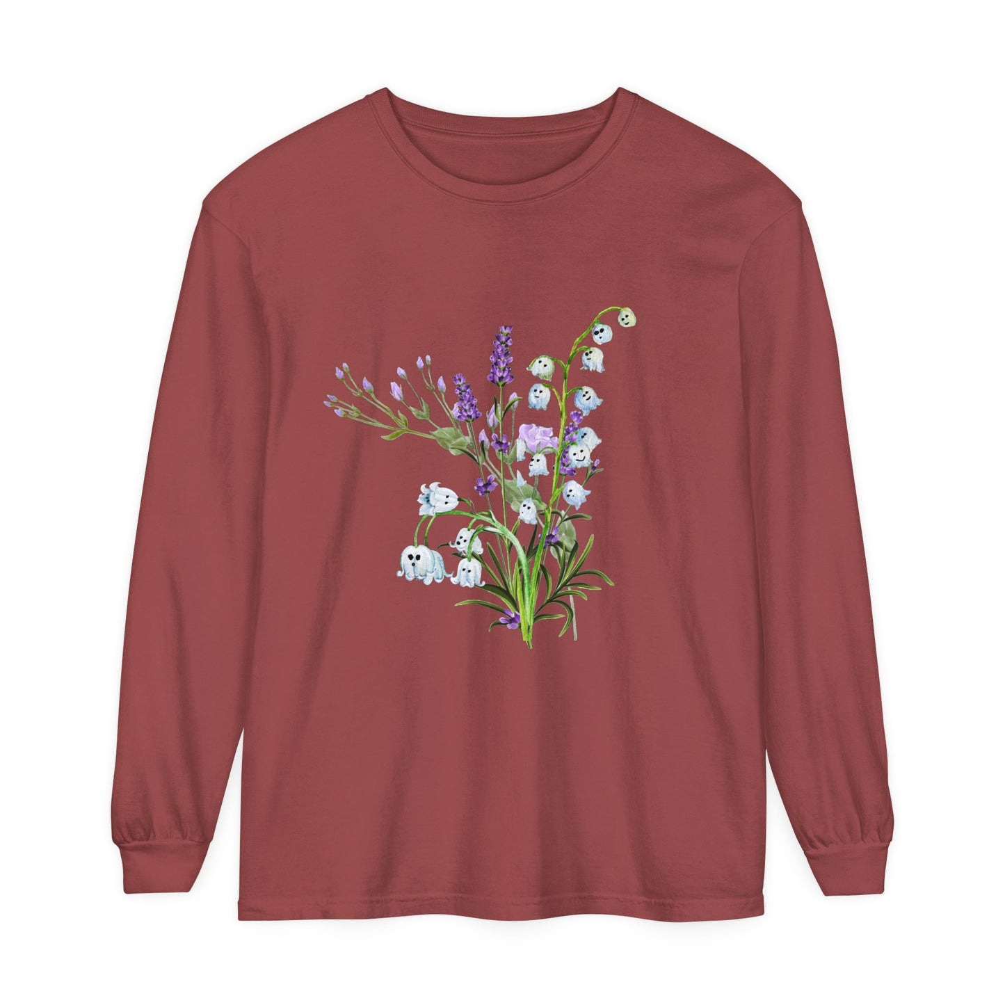 Ghost Lily of the Valley Unisex Long Sleeve T-Shirt - Witcheasy