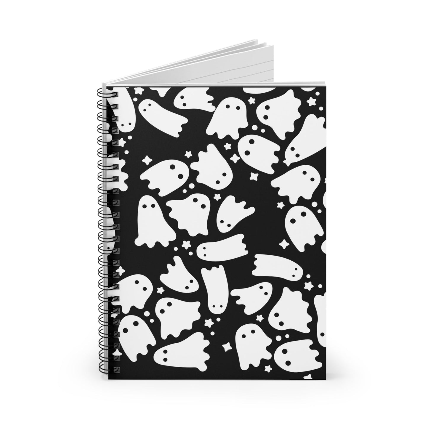 Ghost - Spiral Notebook - Ruled Line - Witcheasy