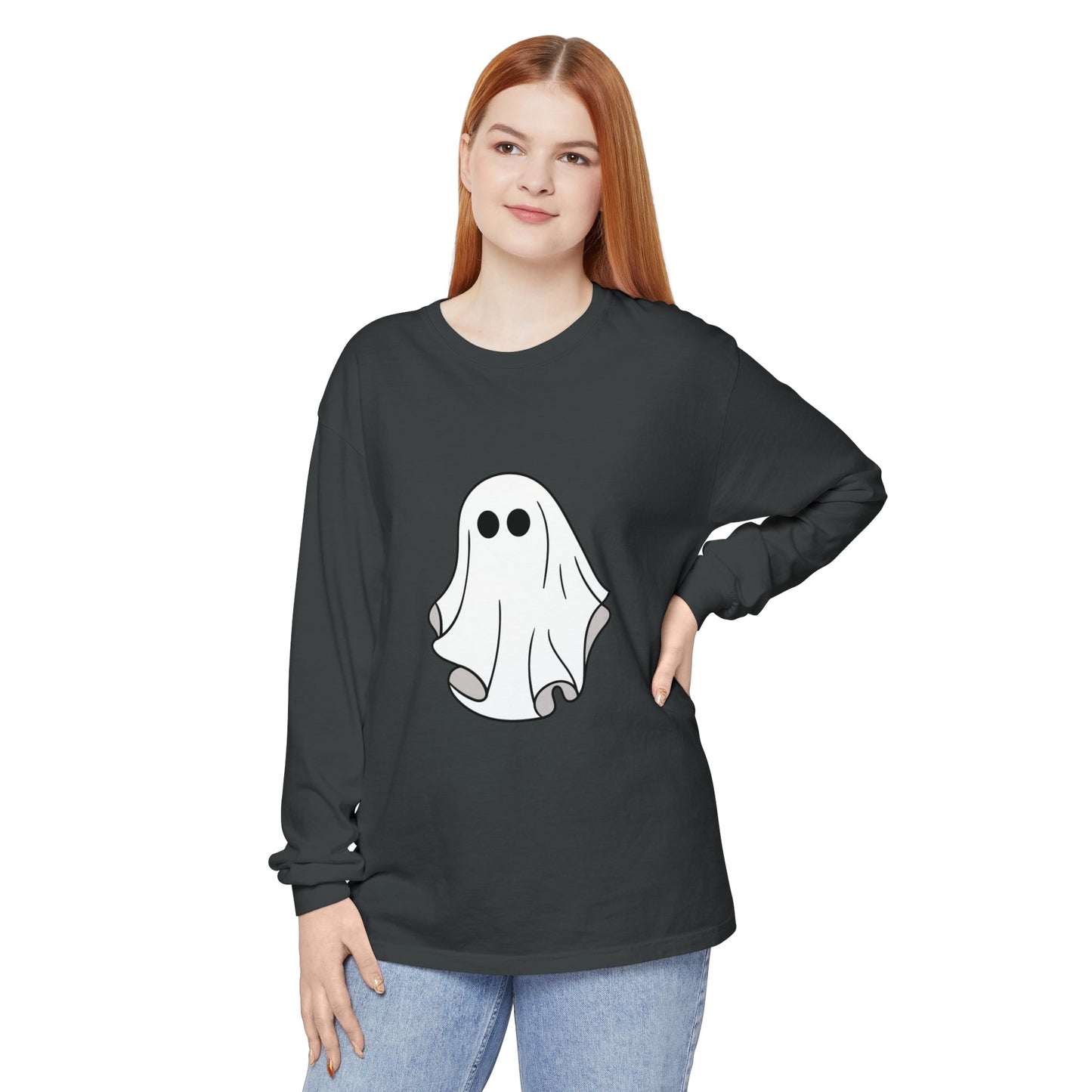 Ghost Unisex Long Sleeve T-Shirt - Witcheasy
