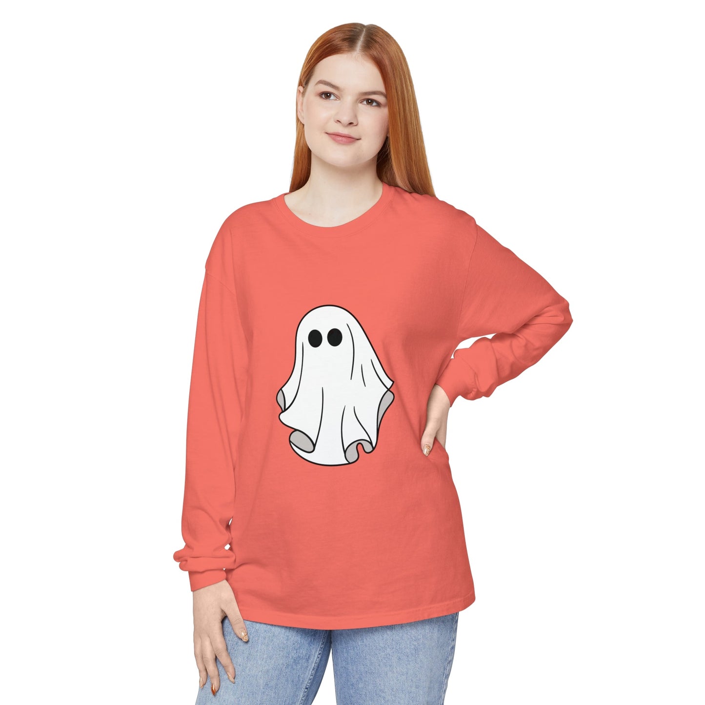 Ghost Unisex Long Sleeve T-Shirt - Witcheasy