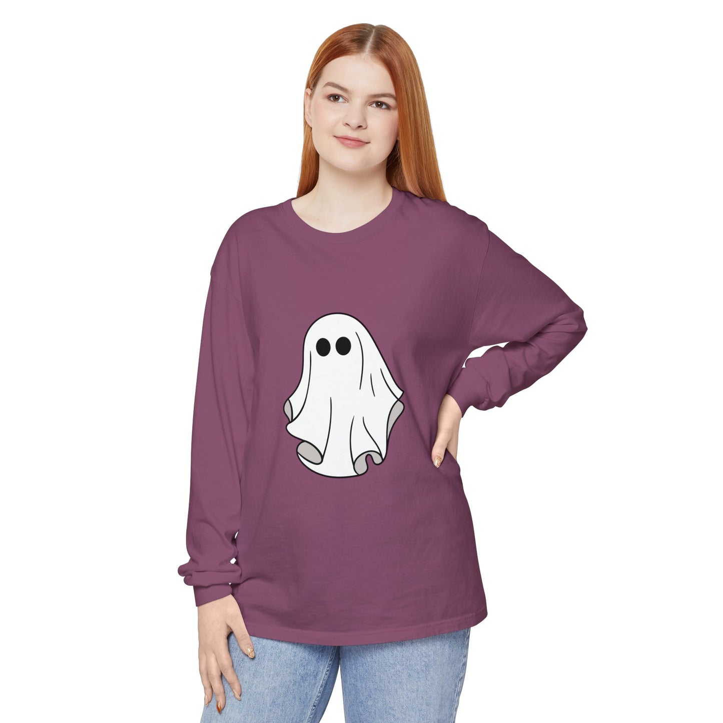 Ghost Unisex Long Sleeve T-Shirt - Witcheasy