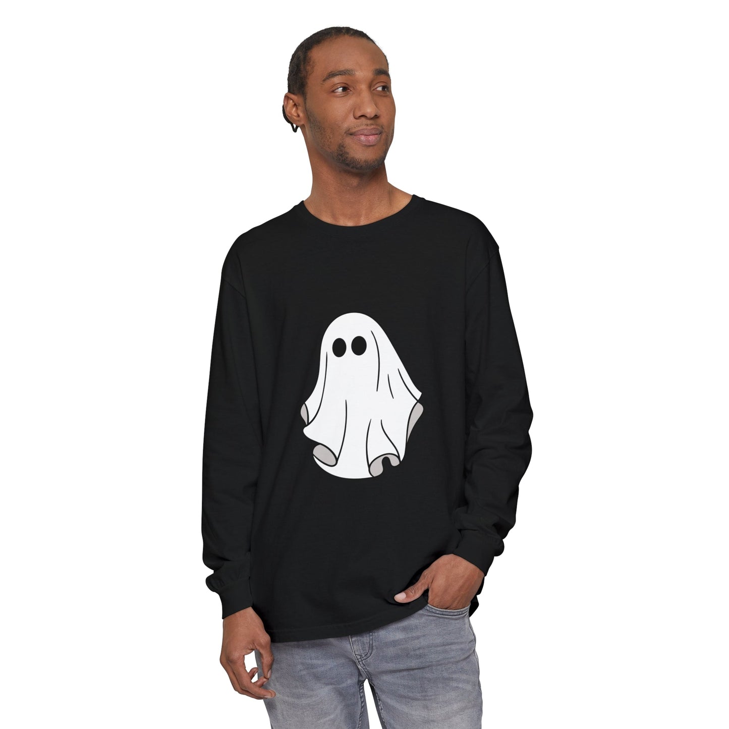 Ghost Unisex Long Sleeve T-Shirt - Witcheasy