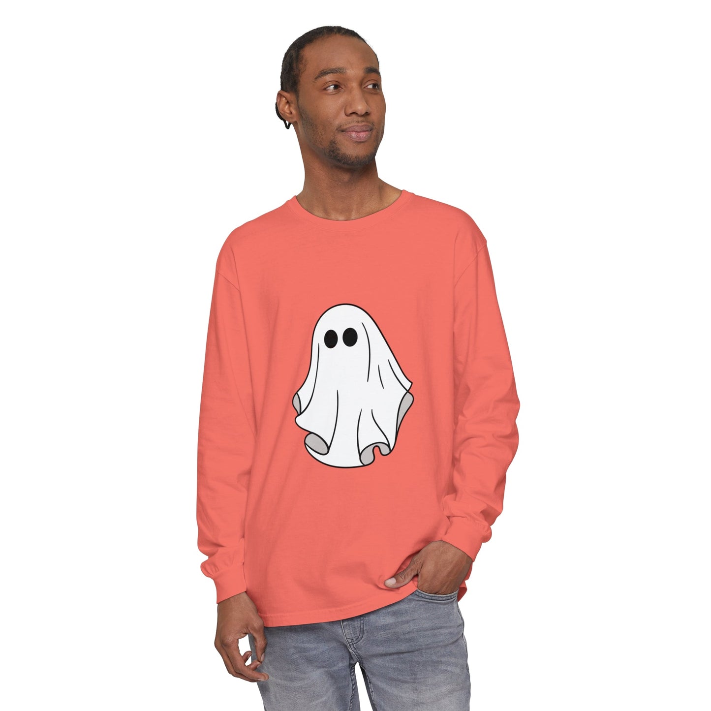 Ghost Unisex Long Sleeve T-Shirt - Witcheasy