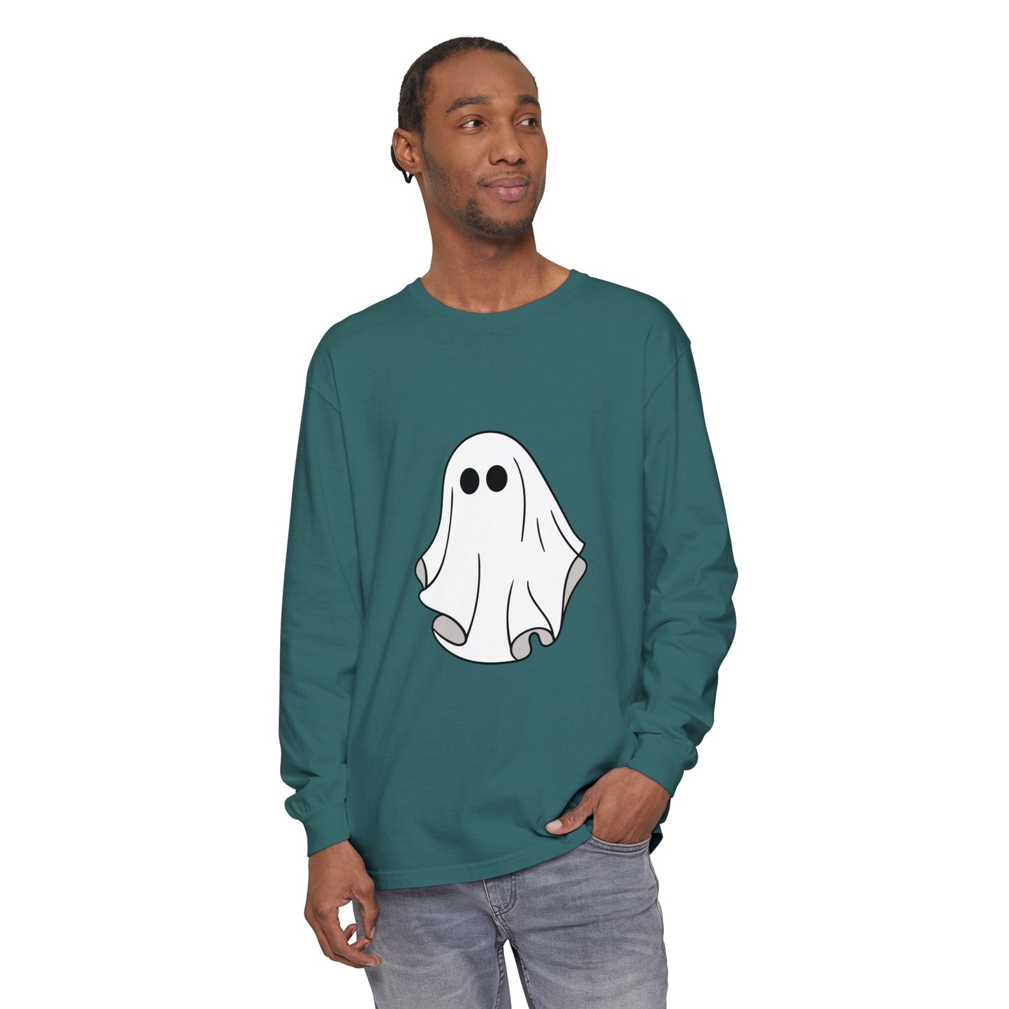 Ghost Unisex Long Sleeve T-Shirt - Witcheasy