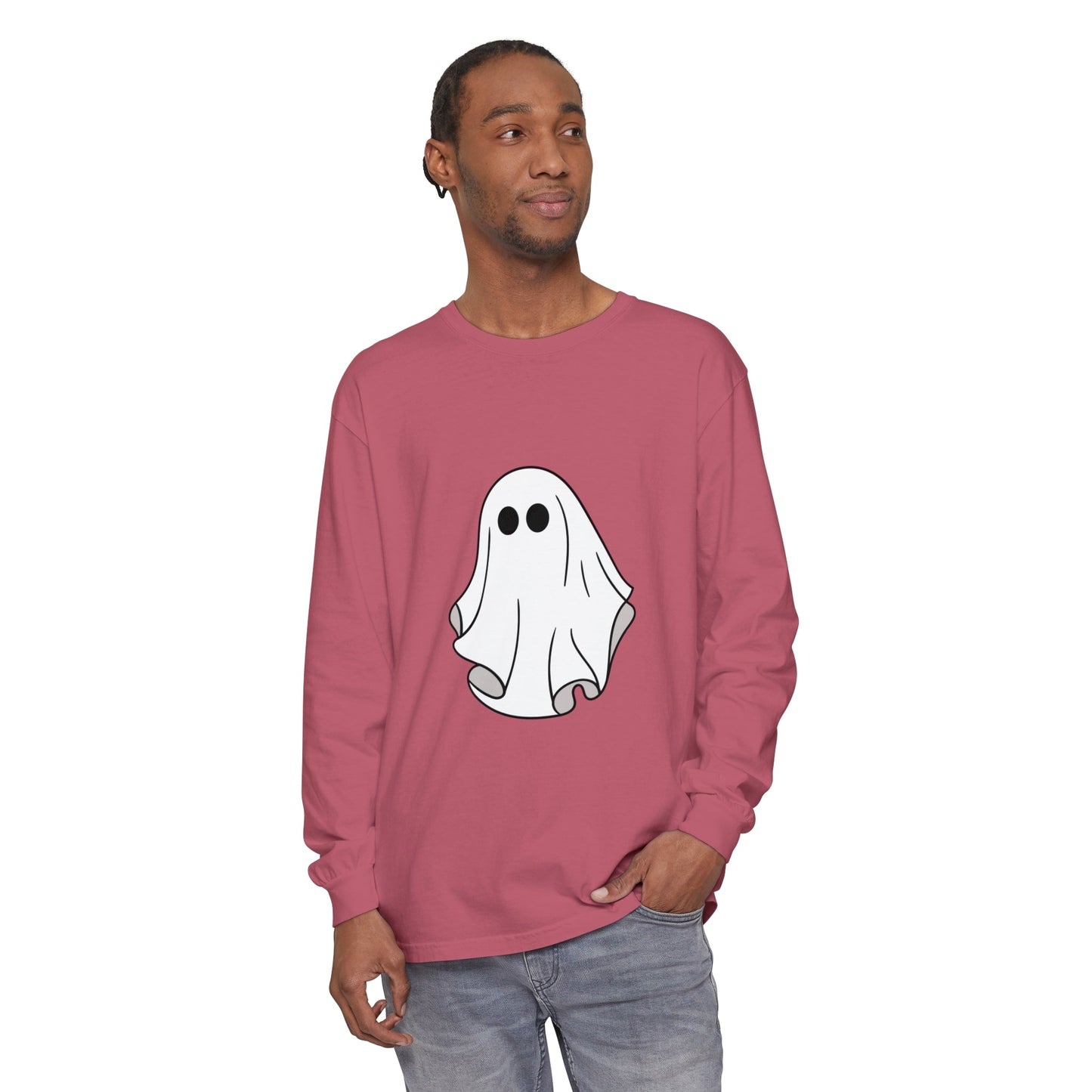 Ghost Unisex Long Sleeve T-Shirt - Witcheasy