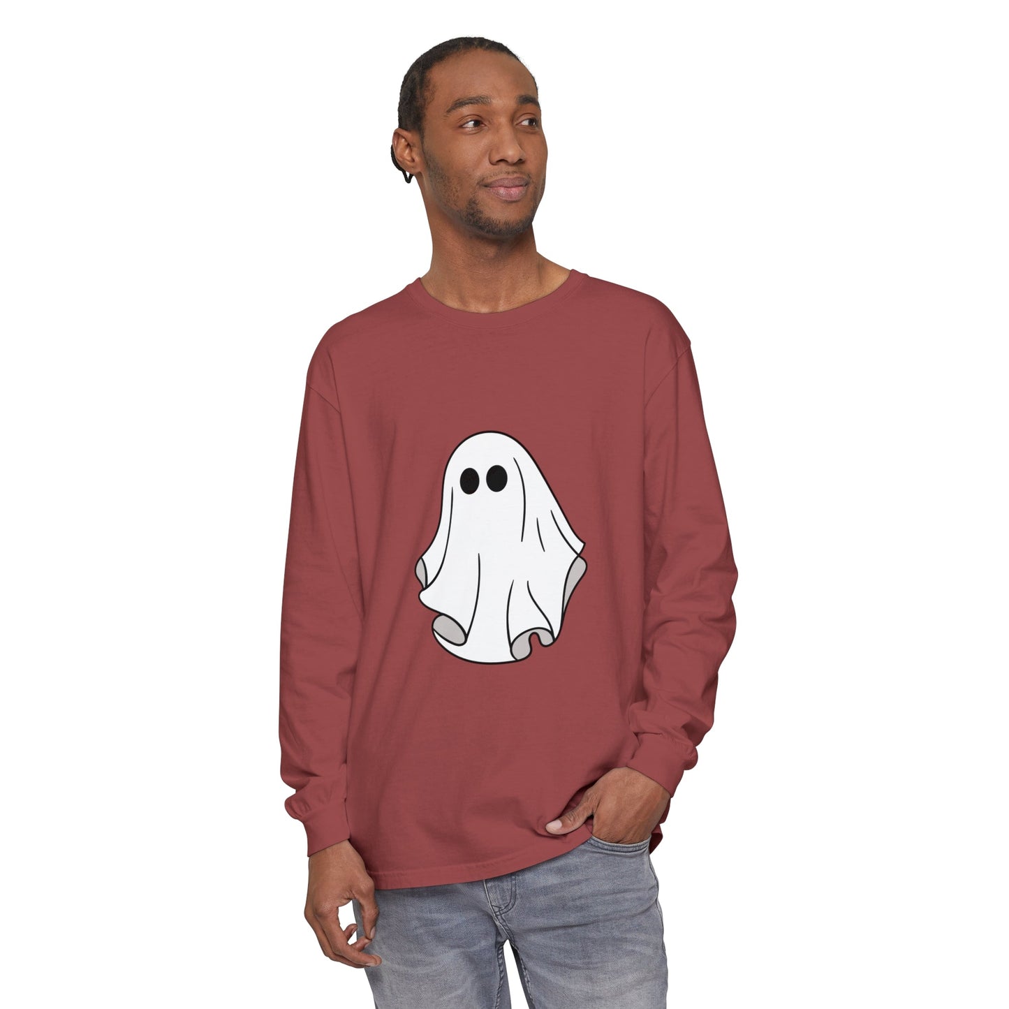 Ghost Unisex Long Sleeve T-Shirt - Witcheasy