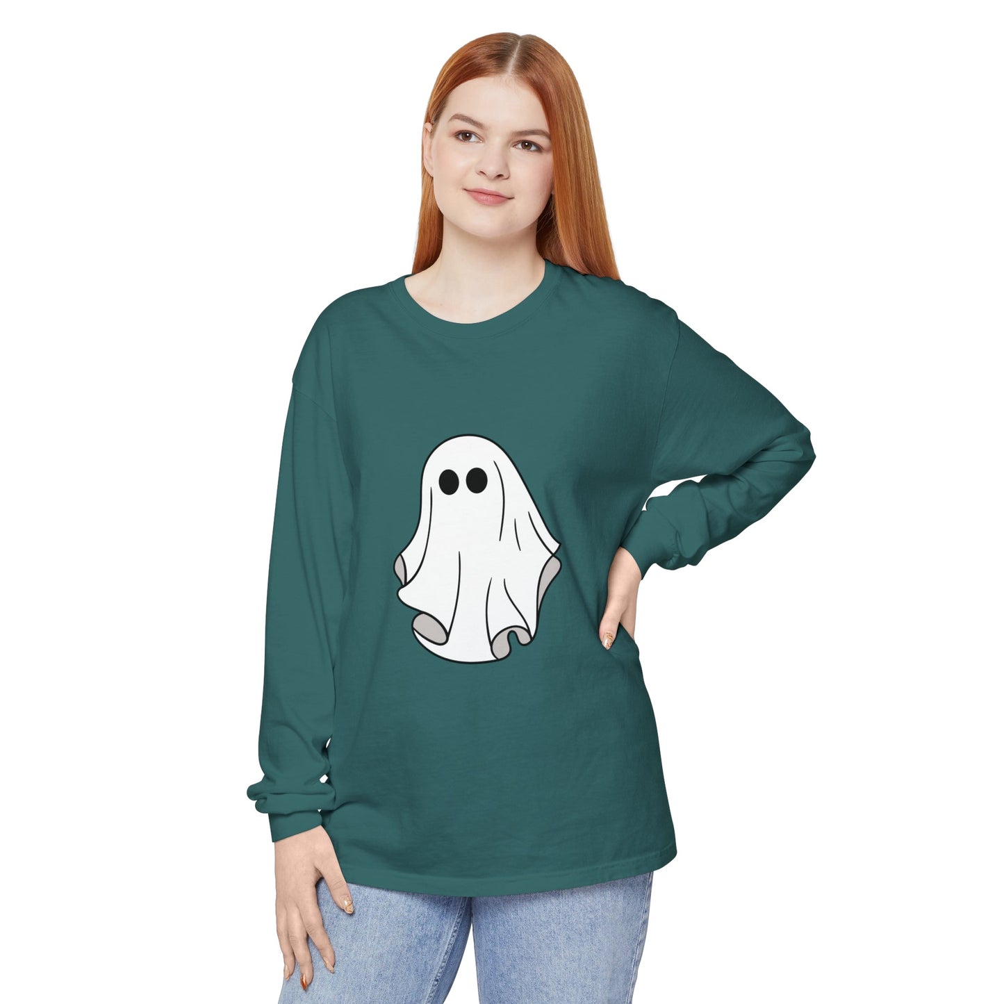 Ghost Unisex Long Sleeve T-Shirt - Witcheasy