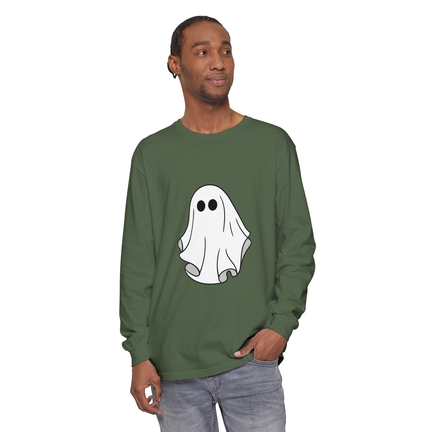 Ghost Unisex Long Sleeve T-Shirt - Witcheasy