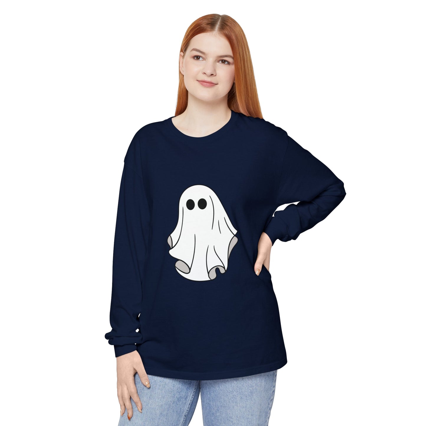 Ghost Unisex Long Sleeve T-Shirt - Witcheasy