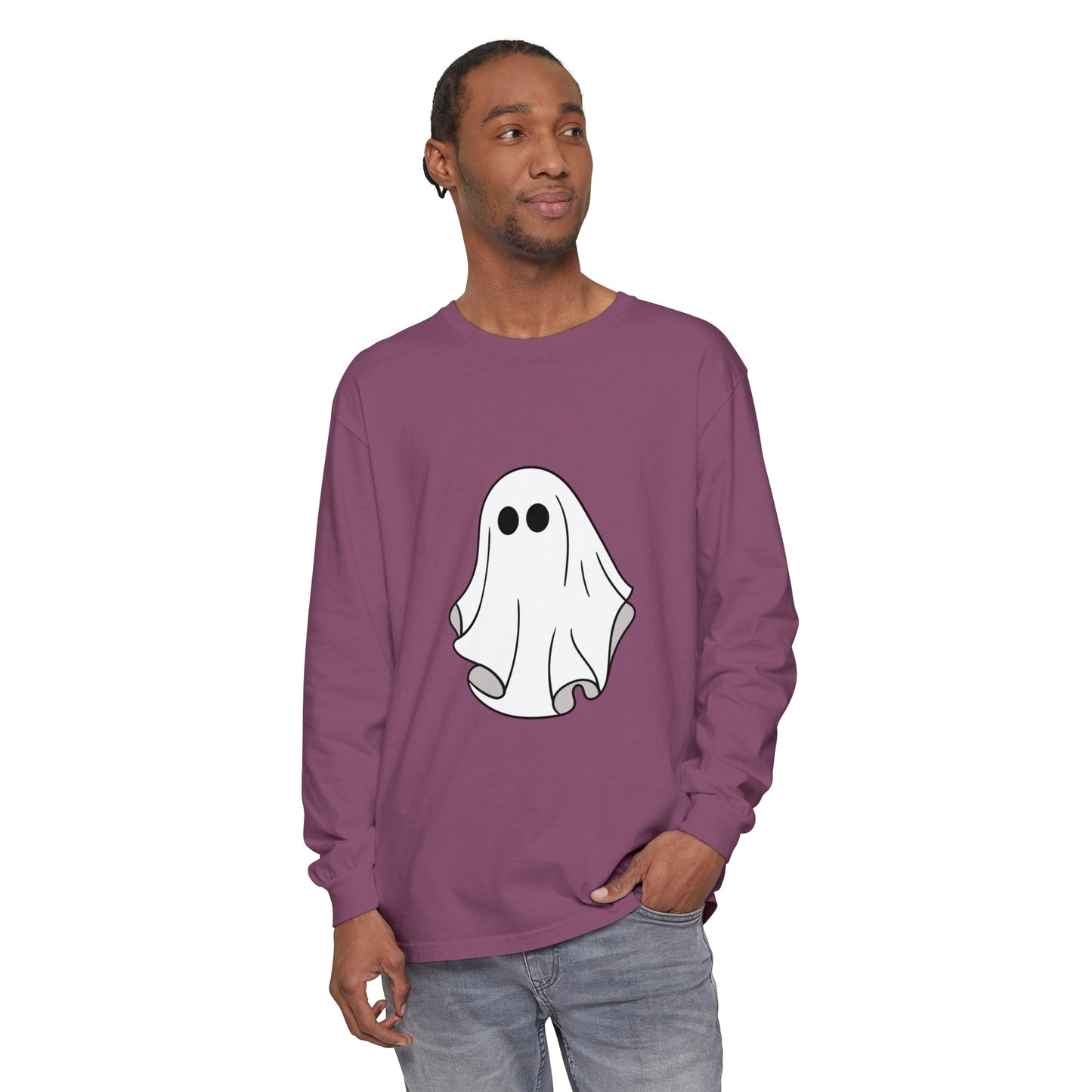 Ghost Unisex Long Sleeve T-Shirt - Witcheasy