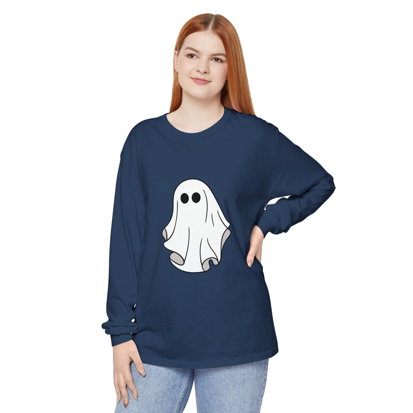 Ghost Unisex Long Sleeve T-Shirt - Witcheasy
