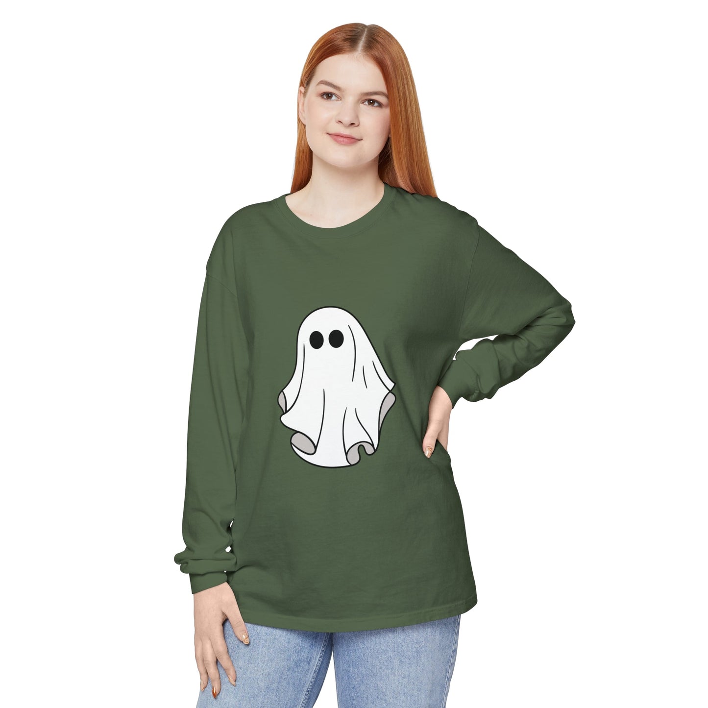 Ghost Unisex Long Sleeve T-Shirt - Witcheasy