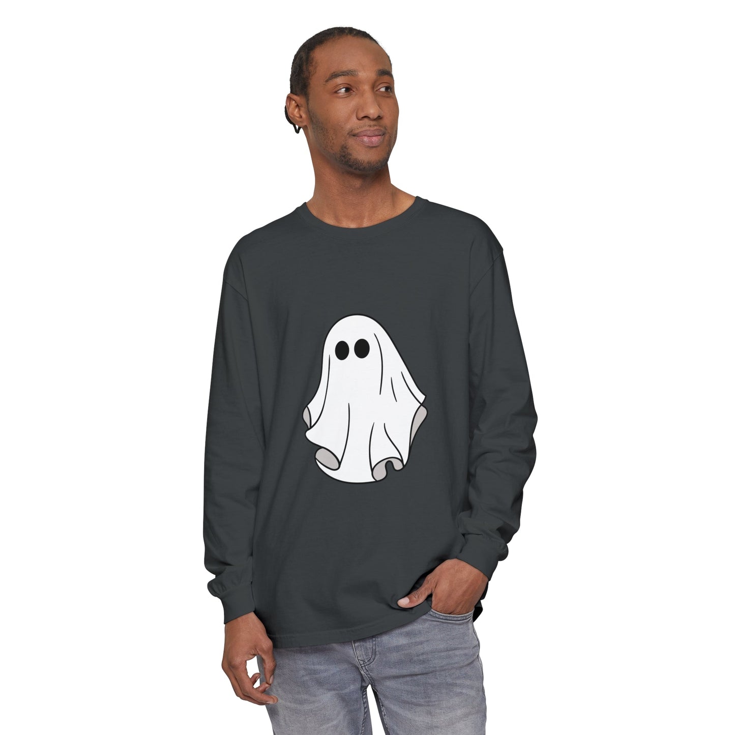 Ghost Unisex Long Sleeve T-Shirt - Witcheasy
