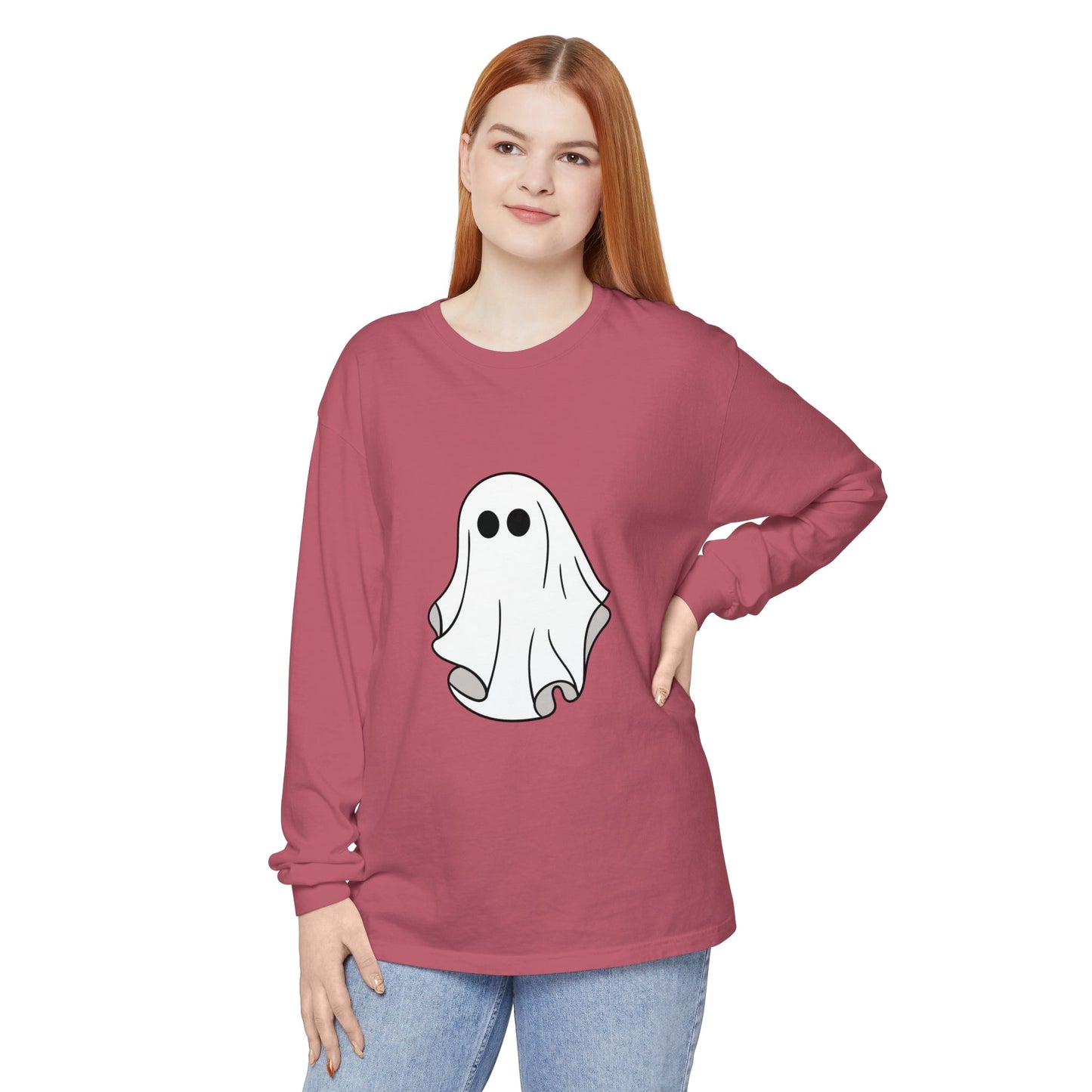 Ghost Unisex Long Sleeve T-Shirt - Witcheasy