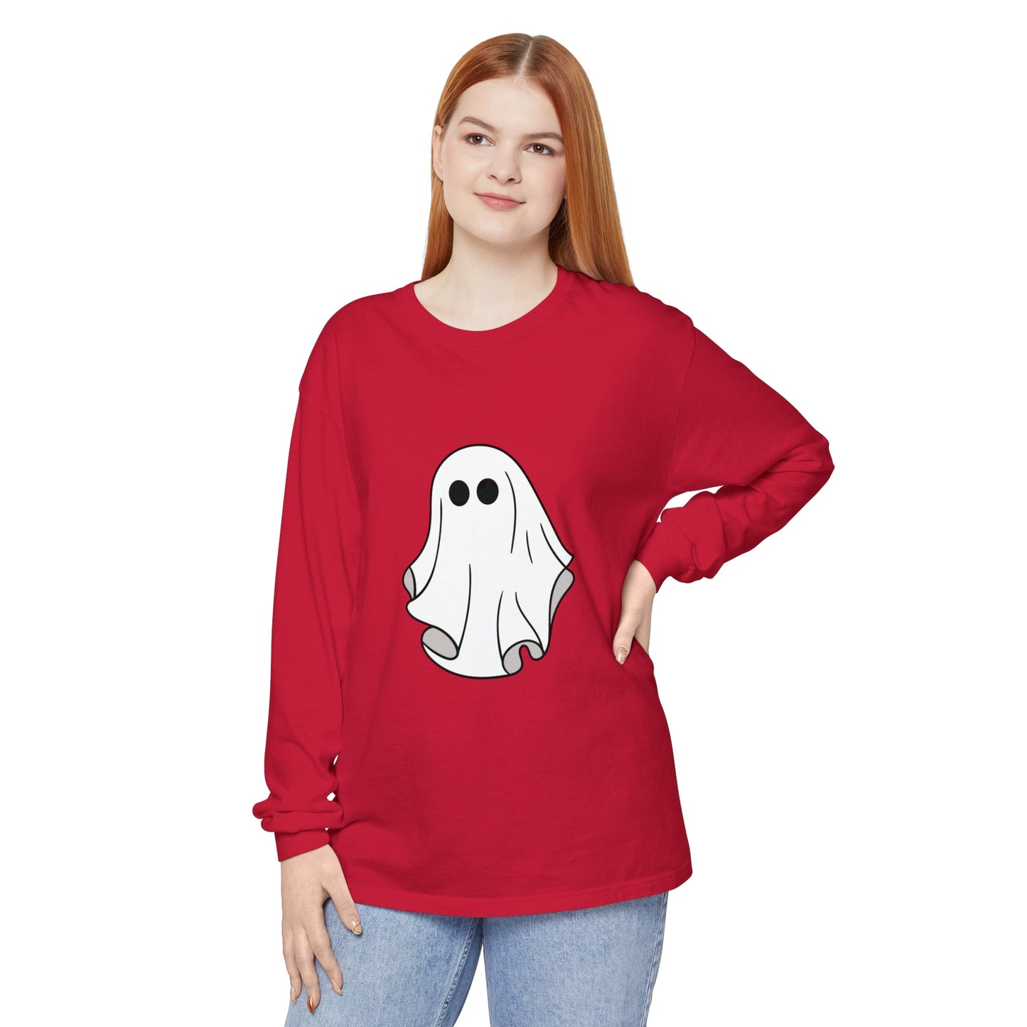 Ghost Unisex Long Sleeve T-Shirt - Witcheasy