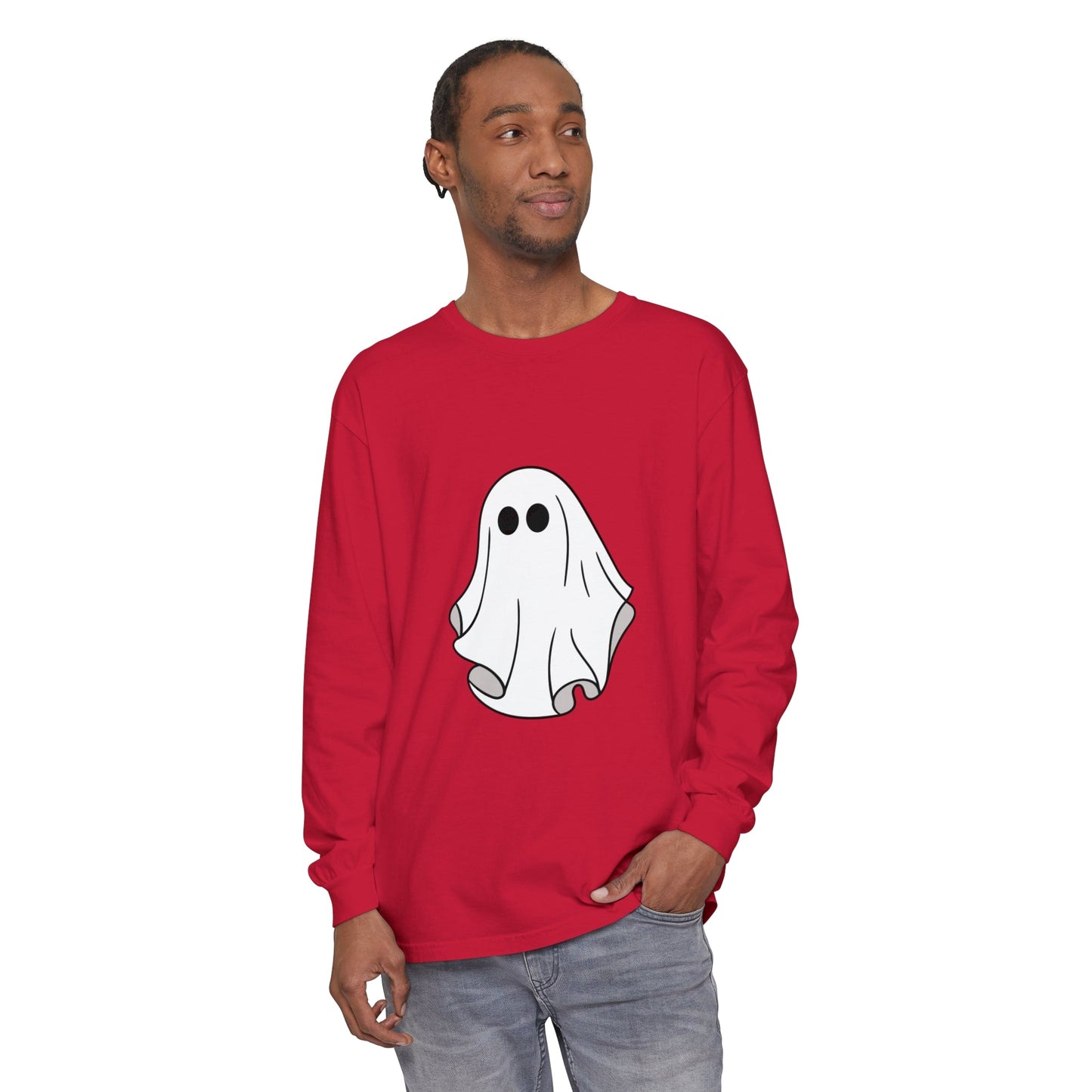 Ghost Unisex Long Sleeve T-Shirt - Witcheasy