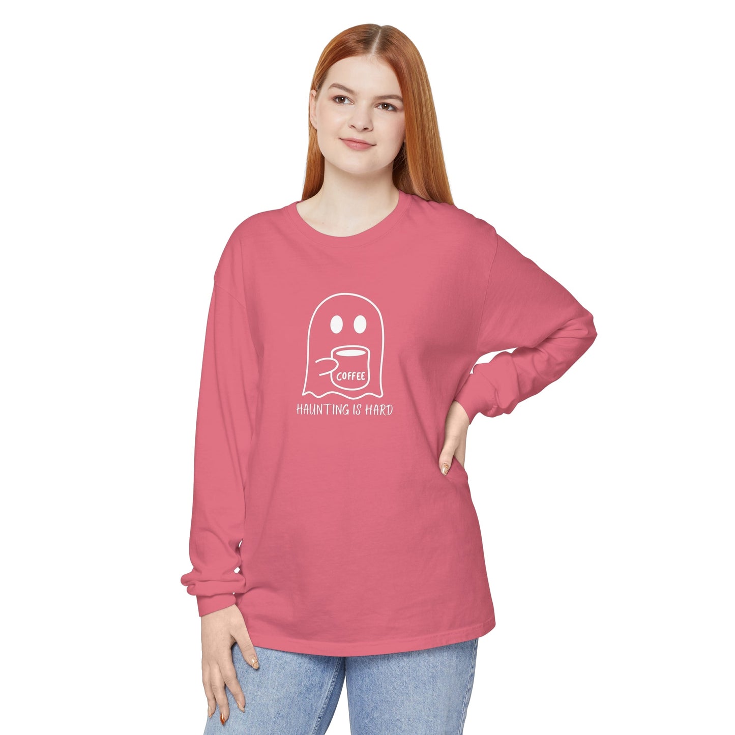 Haunting is Hard Unisex Long Sleeve T-Shirt - Witcheasy