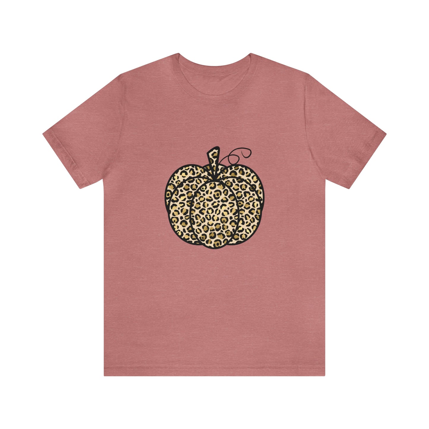 Leopard Pumpkin Unisex Jersey Short Sleeve Tee - Witcheasy