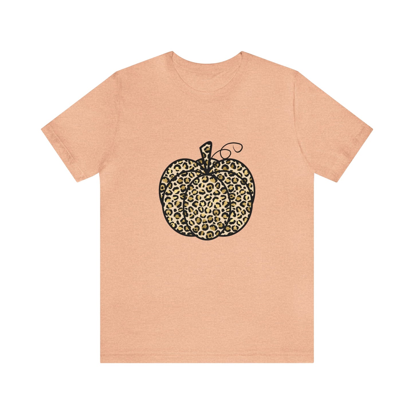 Leopard Pumpkin Unisex Jersey Short Sleeve Tee - Witcheasy