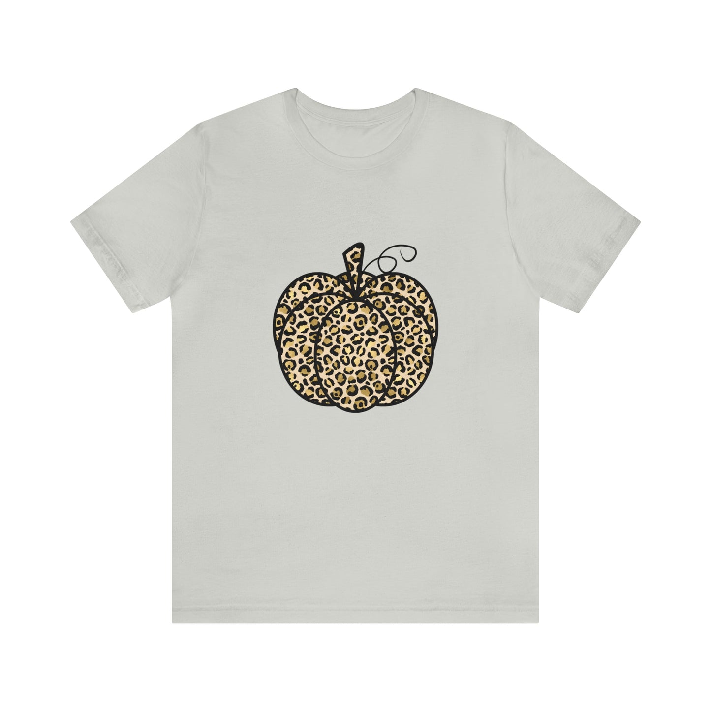 Leopard Pumpkin Unisex Jersey Short Sleeve Tee - Witcheasy