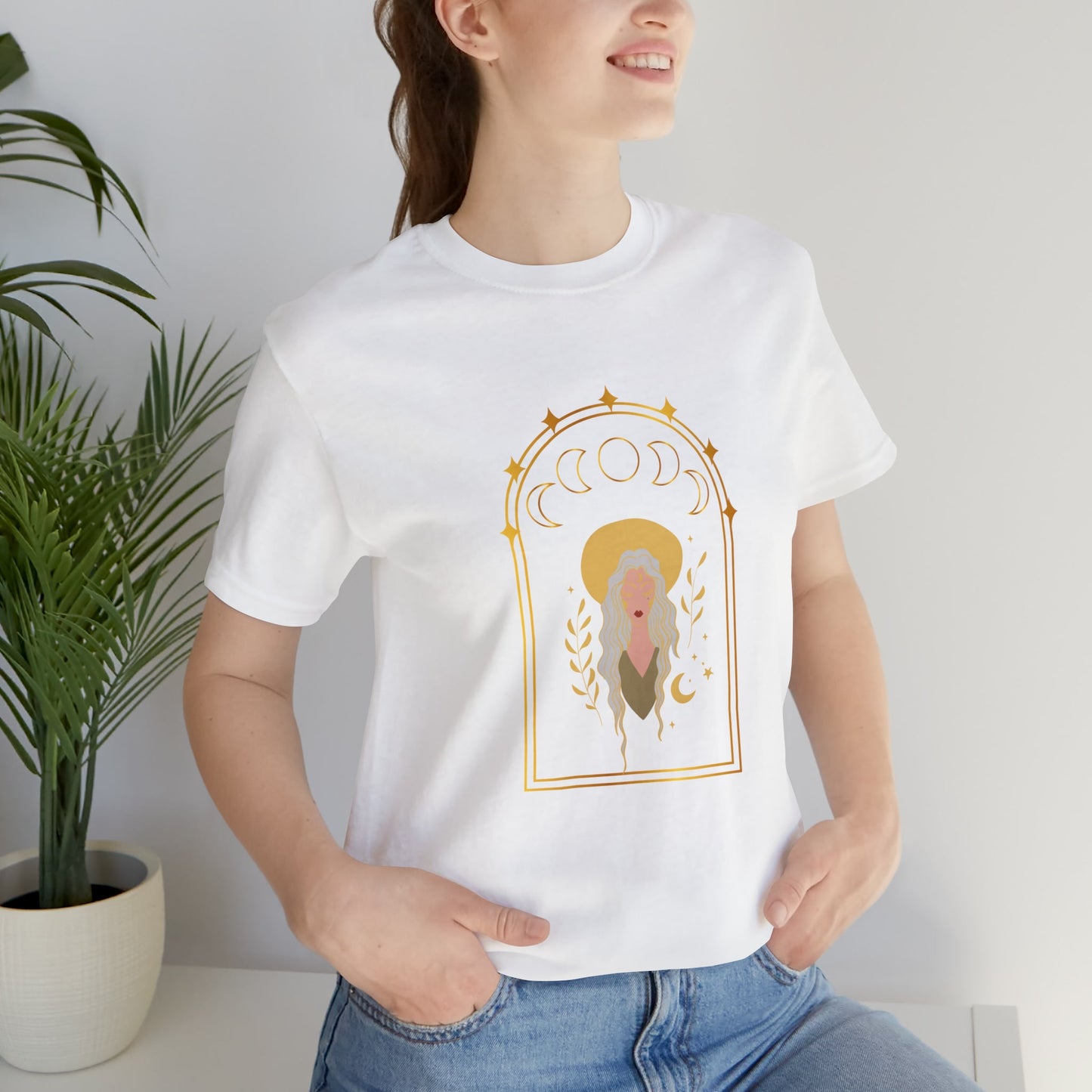 Moon Mirror Unisex Jersey Short Sleeve Tee - Witcheasy