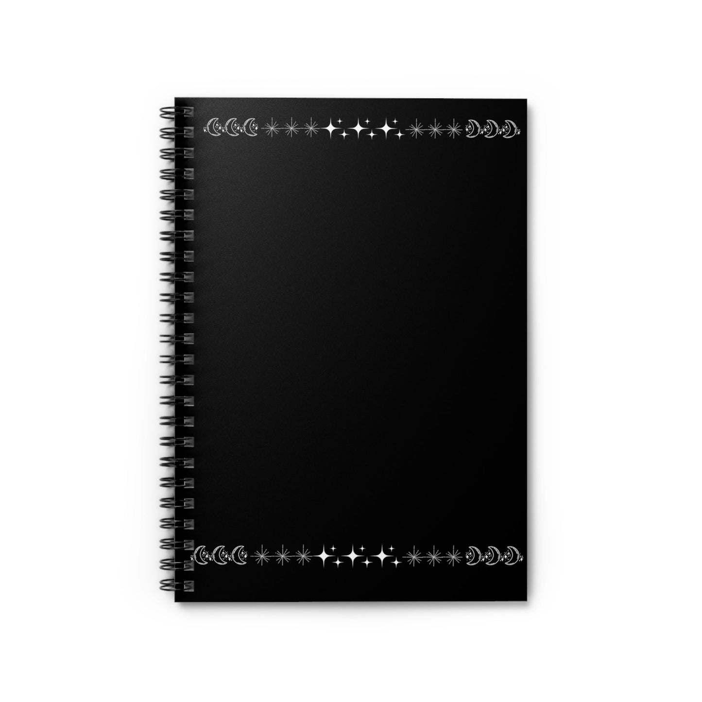 Moon & Stars - Spiral Notebook - Ruled Line - Witcheasy