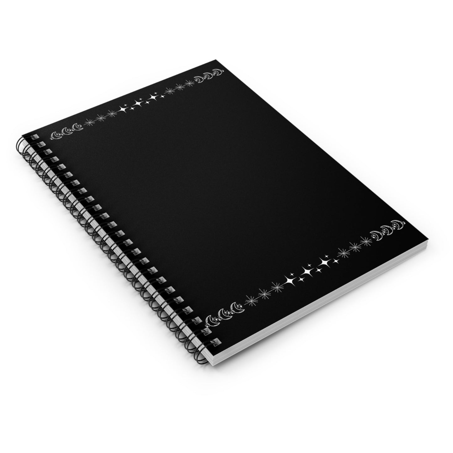 Moon & Stars - Spiral Notebook - Ruled Line - Witcheasy