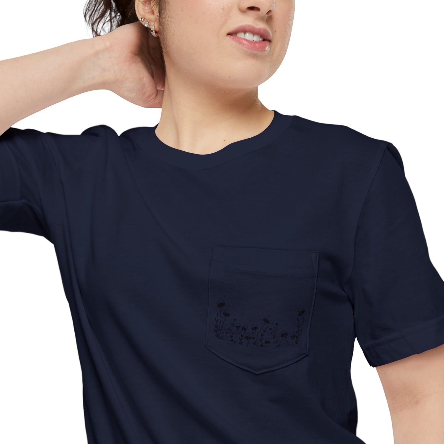 Mushroom Unisex Pocket Tee - Witcheasy