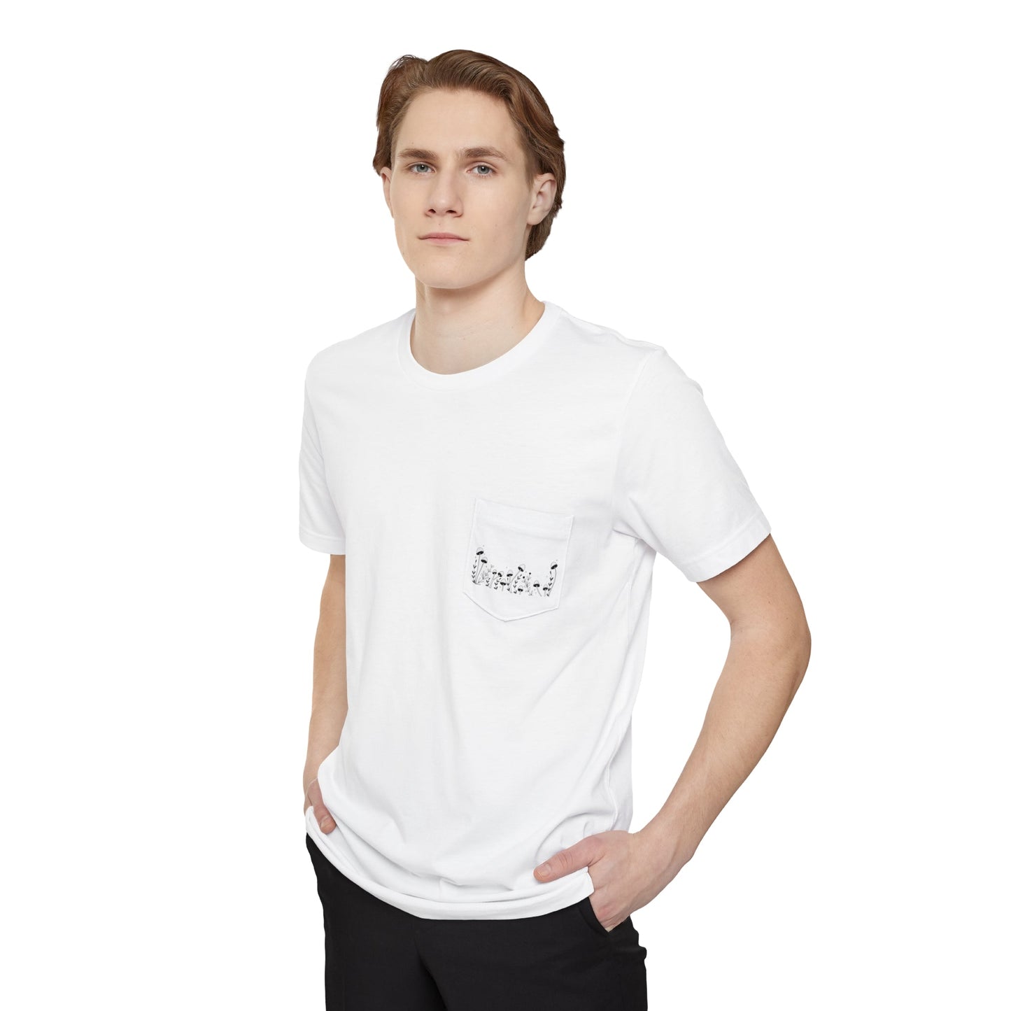 Mushroom Unisex Pocket Tee - Witcheasy